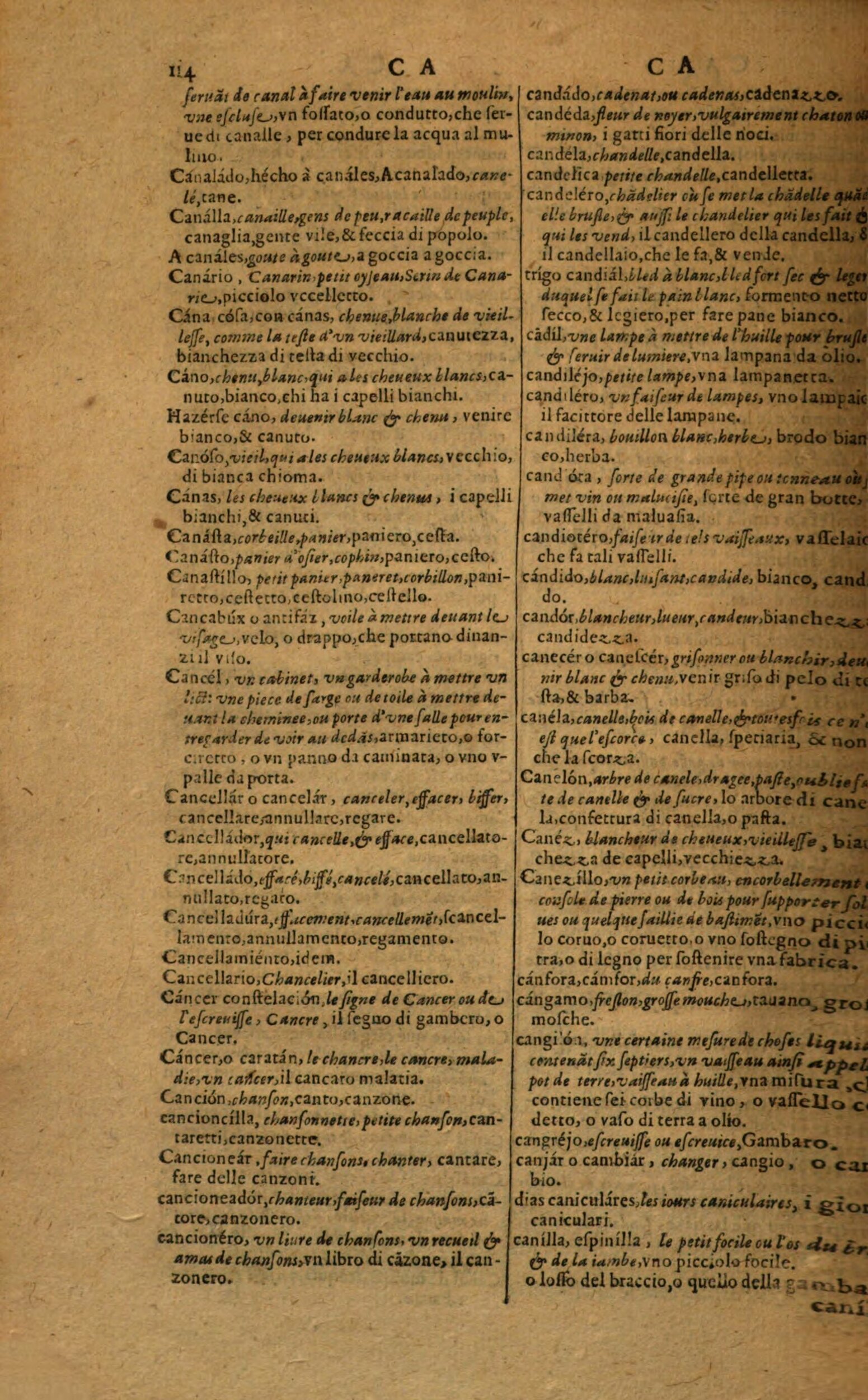 1617 - Samuel Crespin - Trésor des trois langues espagnole, française et italienne (Première partie) - Regensburg