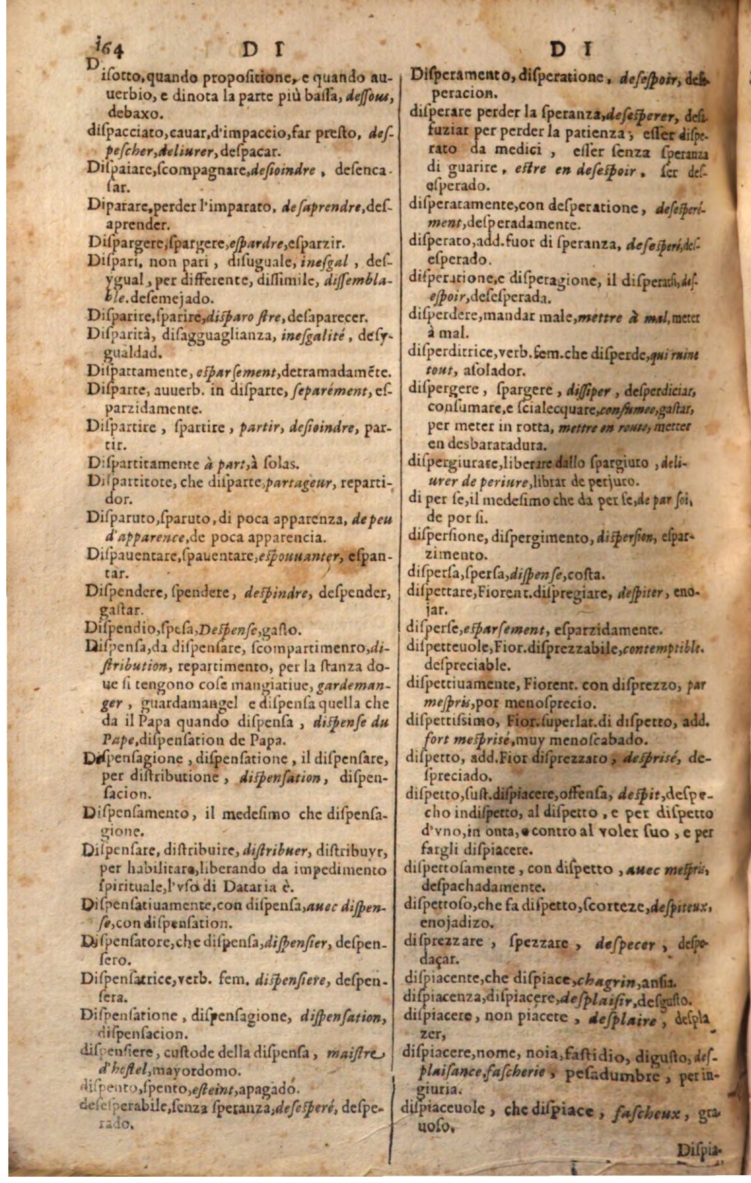 1644 - Jacques Crespin - Trésor des trois langues - Passau 1644 - Jacques Crespin - Trésor des trois langues - Passau