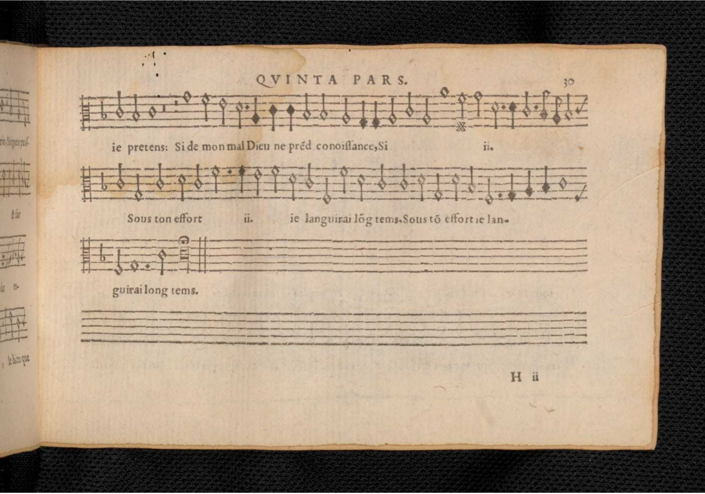 1576 - [Pierre de Saint-André] - Trésor de musique d’Orlande de Lassus Quinta et Sexta pars - KBR Bruxelles
