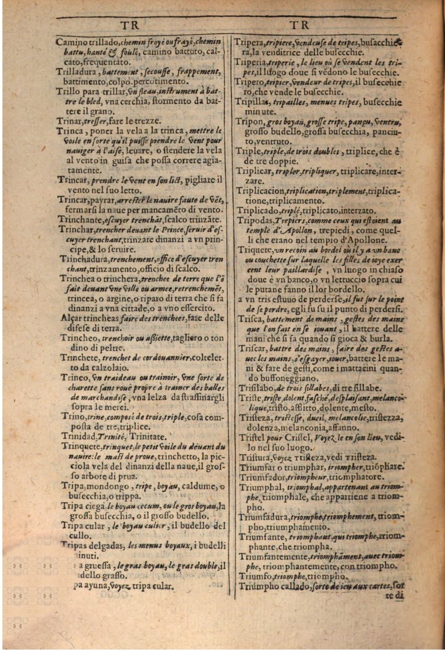 1609 - Philippe Albert et Alexandre Pernet - Trésor des trois langues française, italienne et espagnole (Première partie) - BSB Munich 1609 - Philippe Albert et Alexandre Pernet - Trésor des trois langues française, italienne et espagnole (Première partie) - BSB Munich