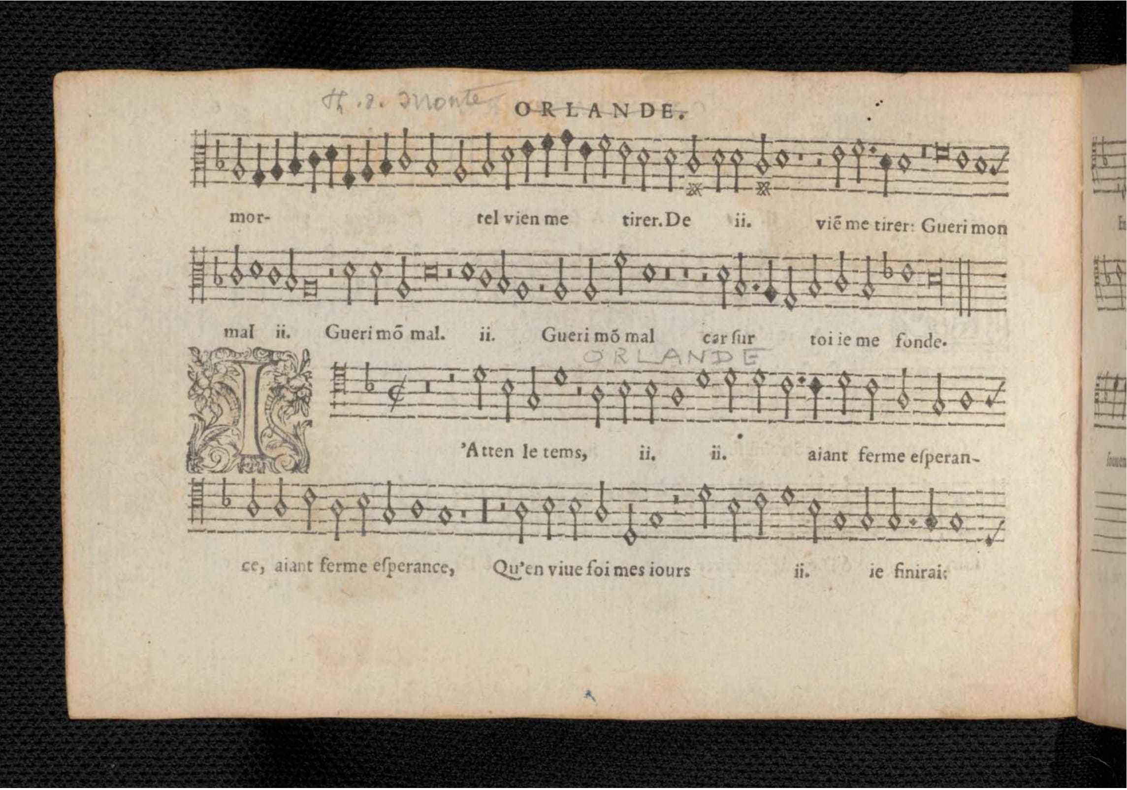 1576 - [Pierre de Saint-André] - Trésor de musique d’Orlande de Lassus Quinta et Sexta pars - KBR Bruxelles