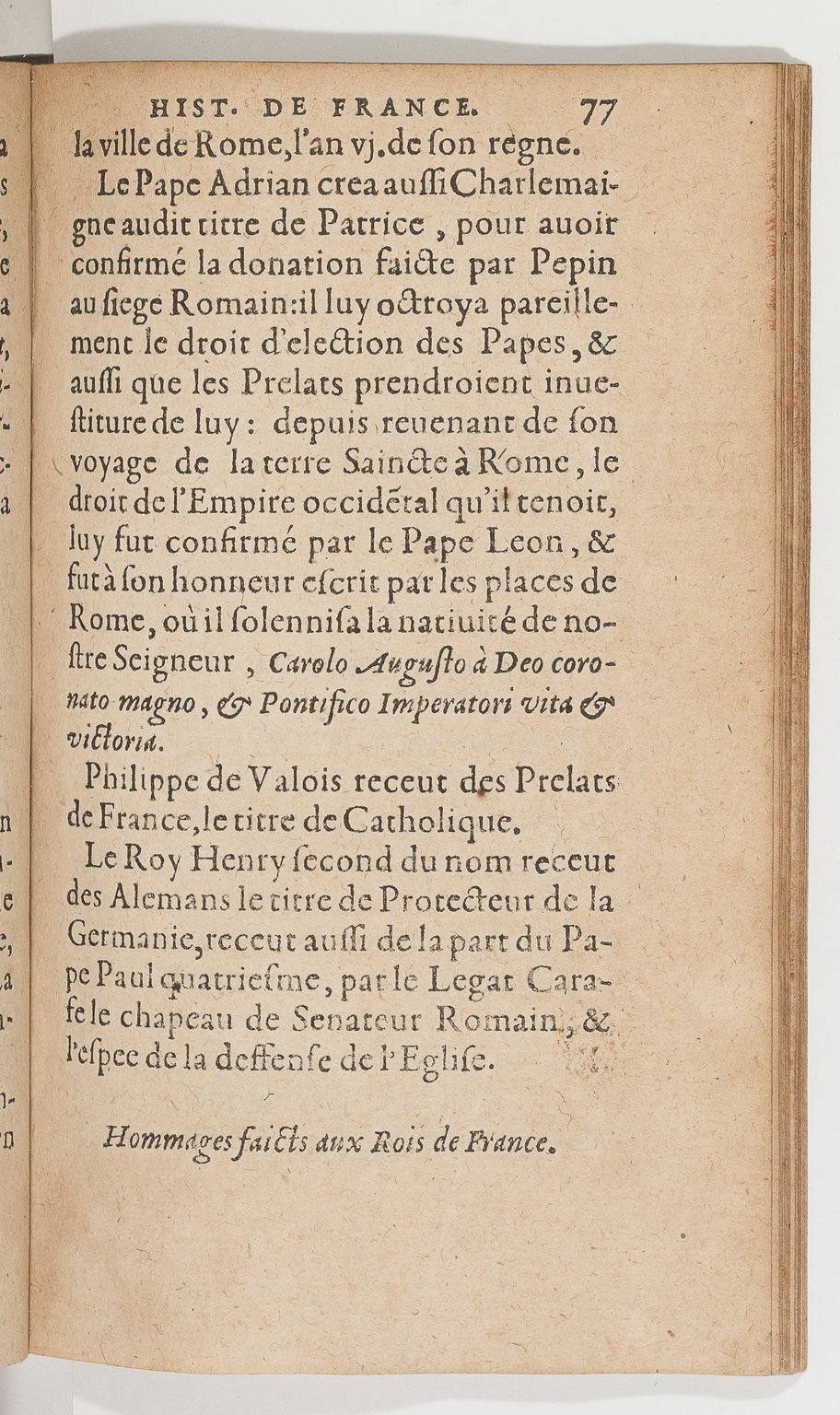 1583 - Galiot Corrozet - Trésor des histoires de France - BnF