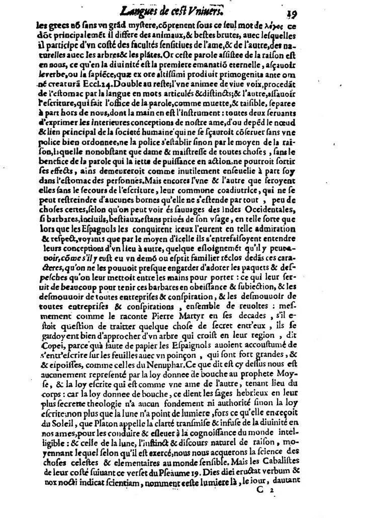 1613 - Matthieu Berjon - Trésor de l’histoire des langues de cet univers - BM Lyon