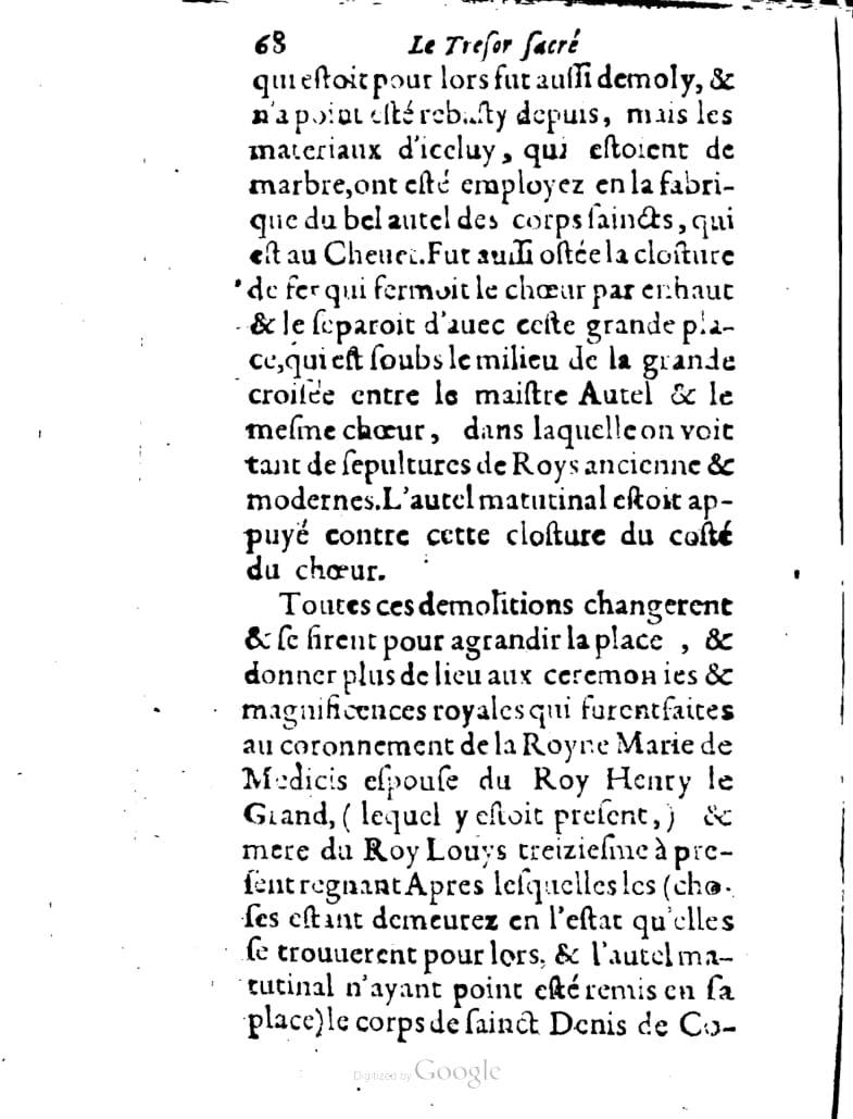 1636 - Jean Billaine - Trésor sacré ou inventaire des saintes reliques - British Library