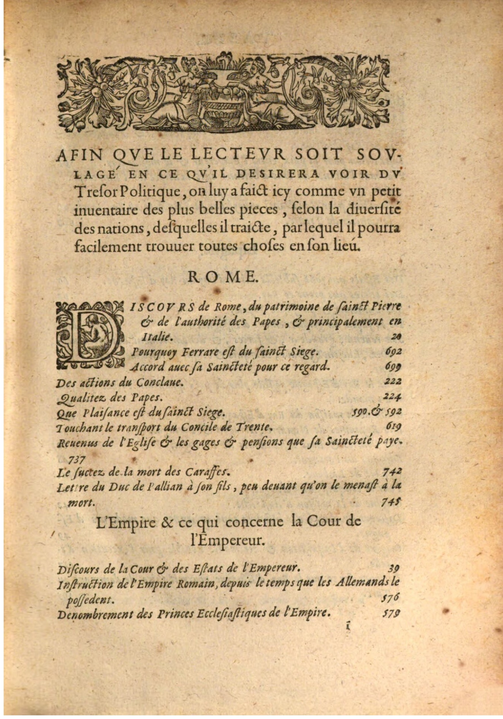 1611 - Pierre Chevalier - Trésor politique - BSB Munich