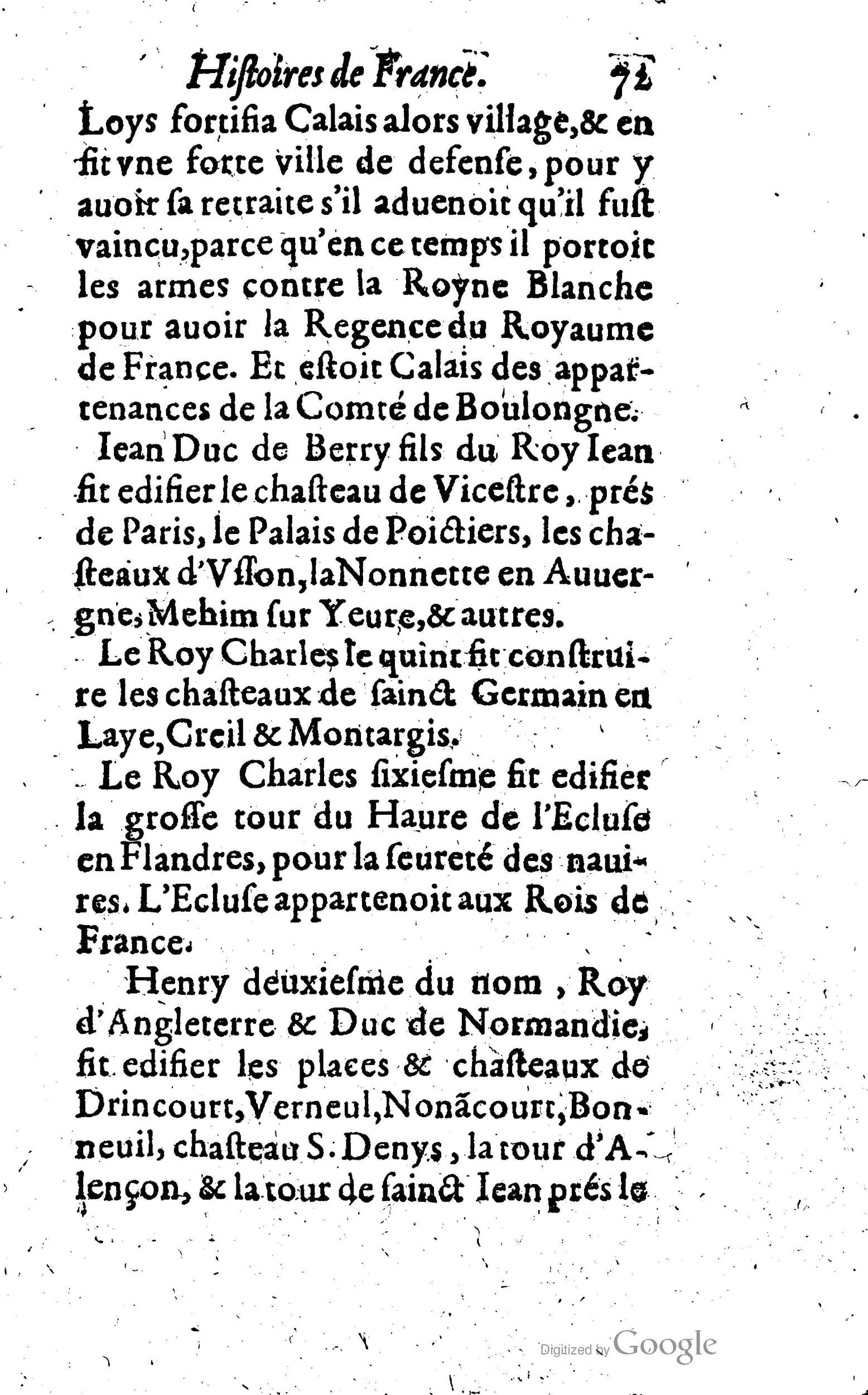 1619 - Jean Corrozet - Trésor des histoires de France - Anvers Musée Plantin-Moretus