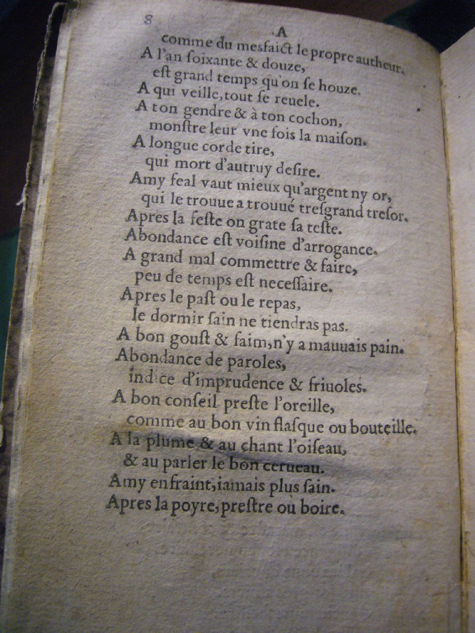 1617 - François Lefebvre - Trésor de sentences dorées et argentées - BnF Tolbiac