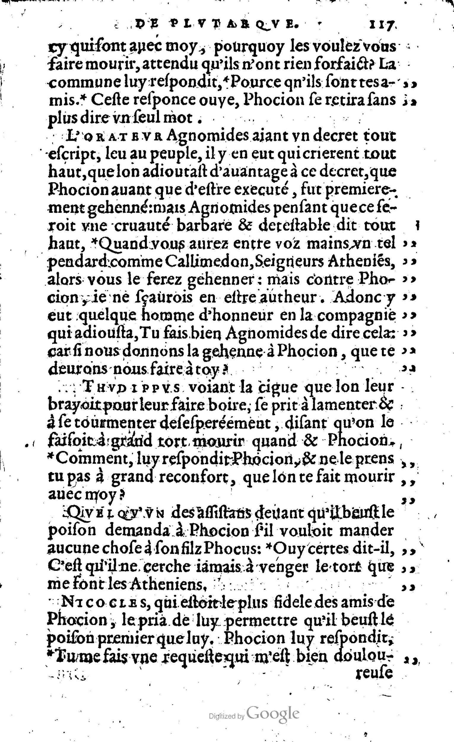 1568 - Willem Silvius - Trésor des vies de Plutarque - Anvers Plantin-Moretus