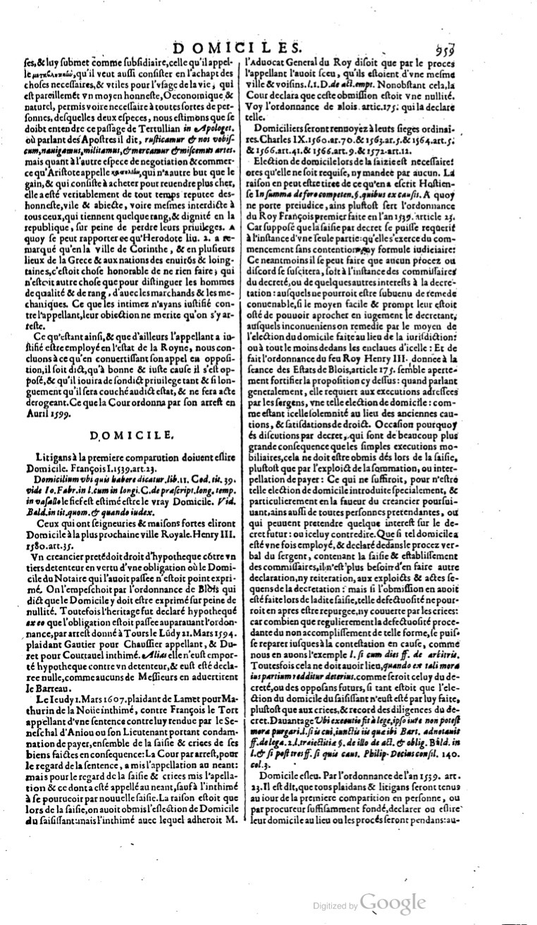 1629 - Veuve Nicolas Buon - Trésor du droit français (21754 T. 1) - BM Lyon 1629 - Veuve Nicolas Buon - Trésor du droit français (21754 T. 1) - BM Lyon