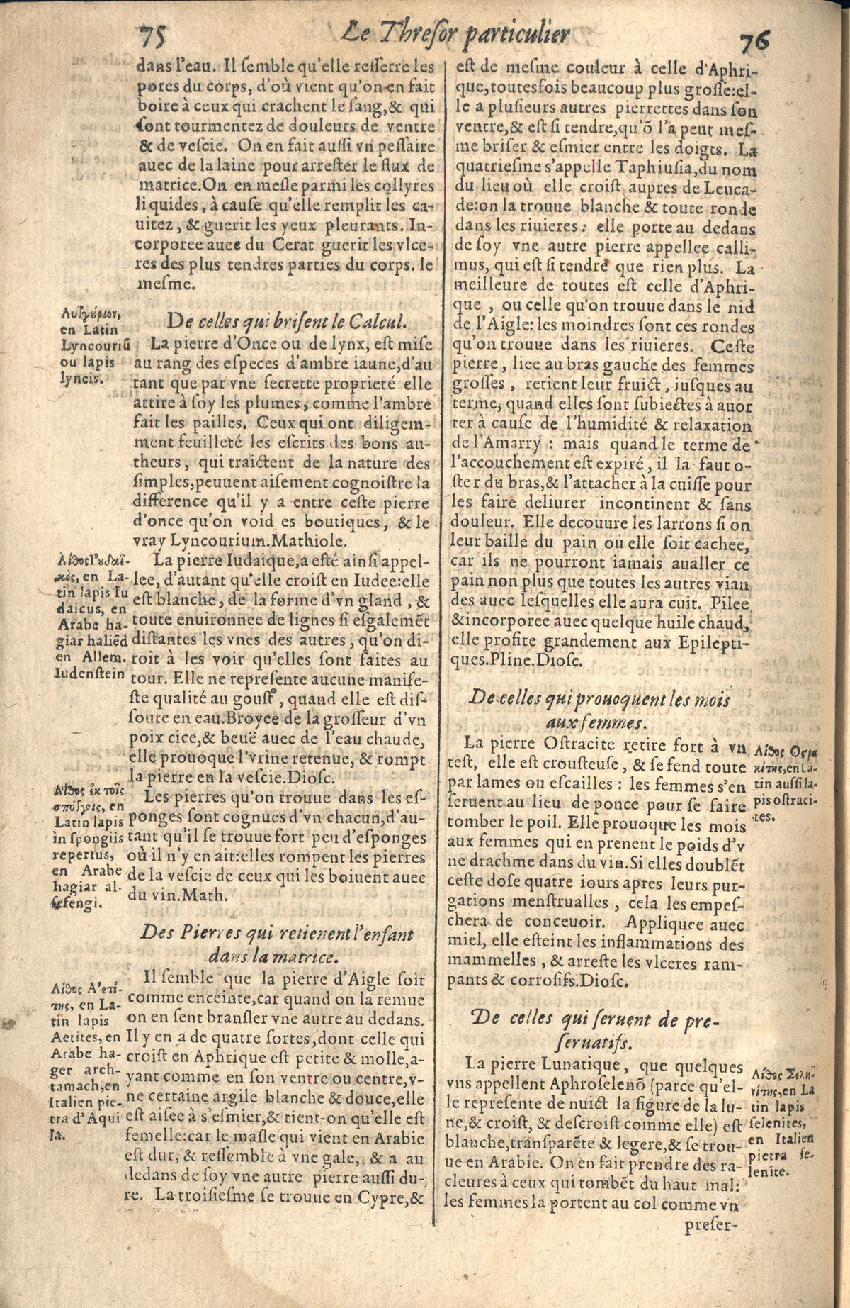 1610 - Étienne Gamonet - Grand Trésor ou dispensaire - CESR Tours