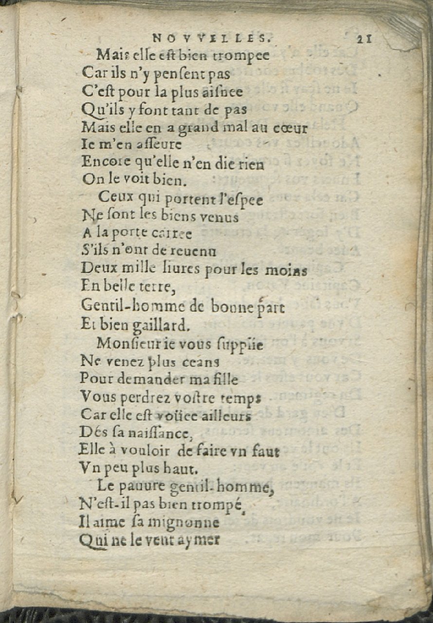 1575 - Pierre Brenouzet - Trésor de tous les recueils de chansons, tant amoureuses, rustiques, que musicales - Det KLG Copenhague