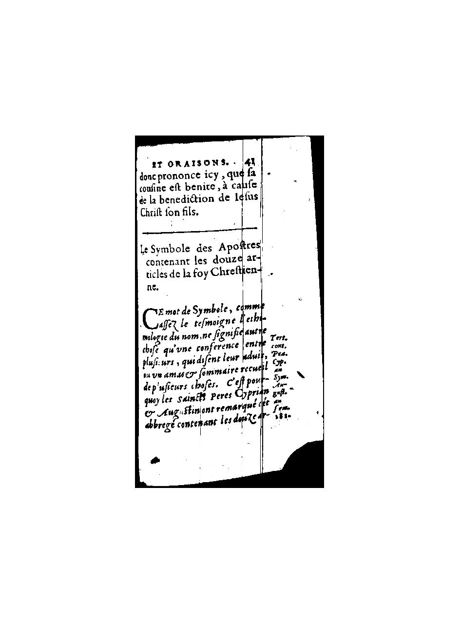 1596 - Guillaume Auvray - Trésor des prières, oraisons et instructions chrétiennes - BnF