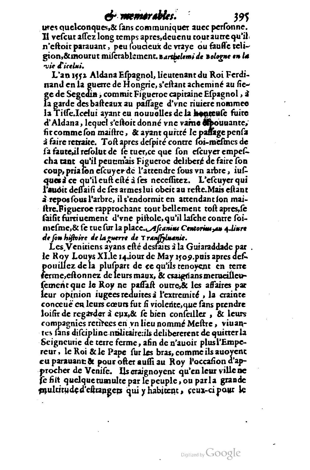 1620 - Samuel Crespin - Trésor d’histoires admirables et mémorables - BCU Lausanne