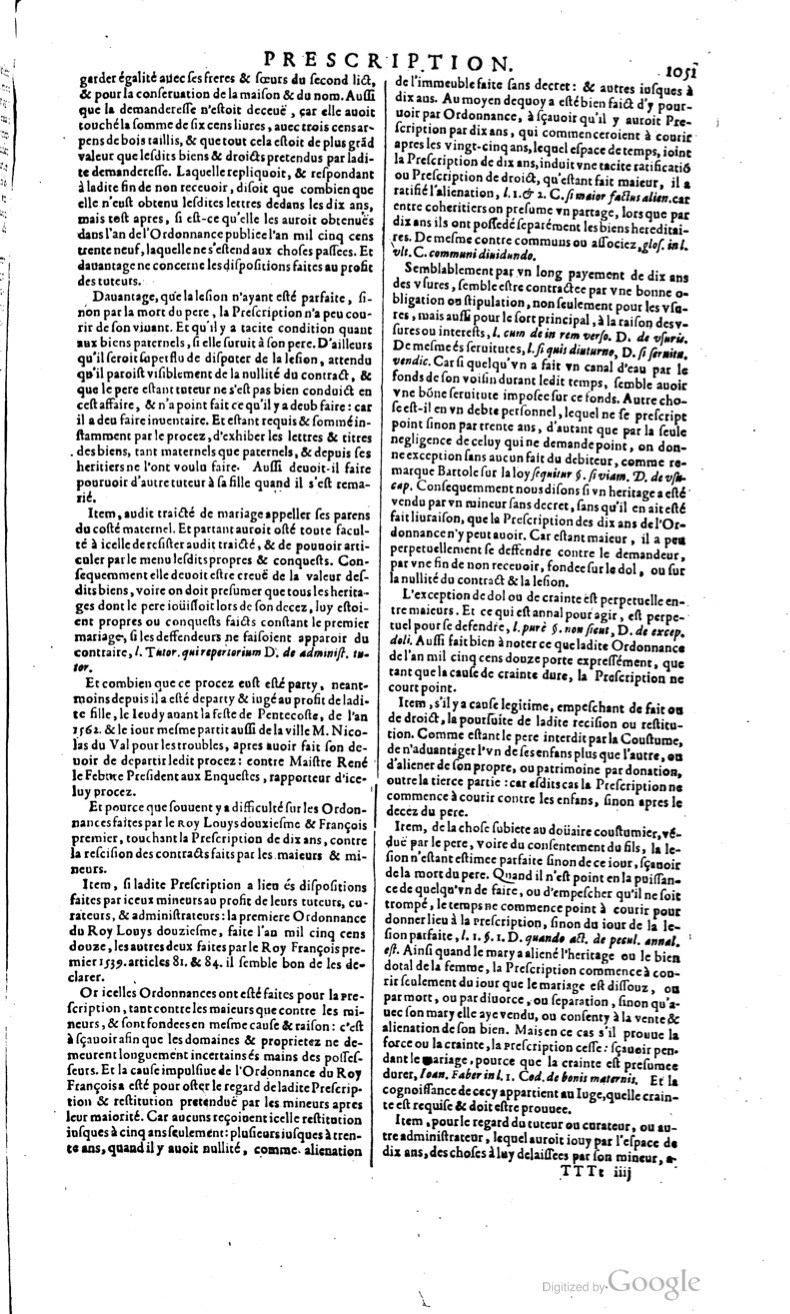1629 - Veuve Nicolas Buon - Trésor du droit français (29620 T. 2) - BM Lyon