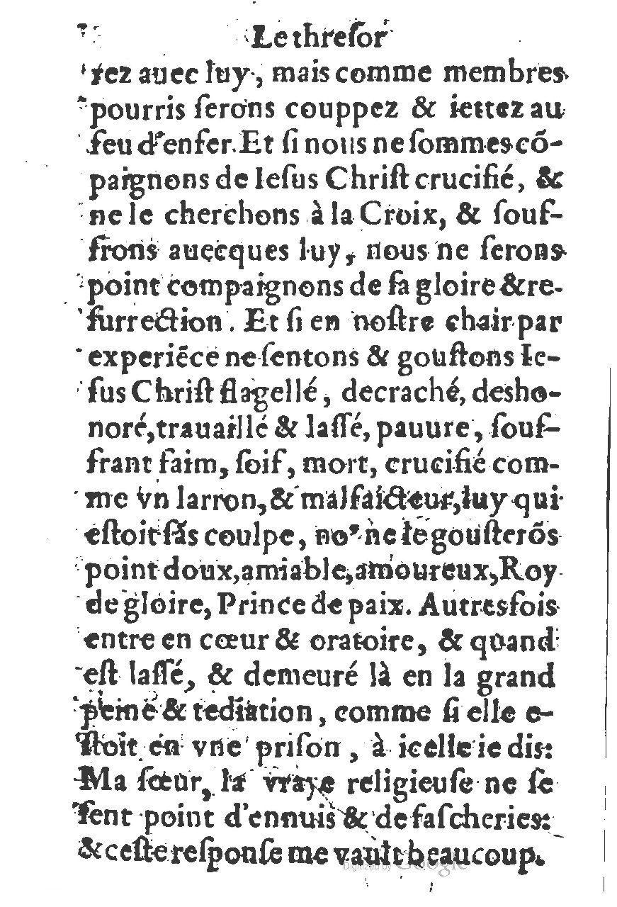 1578 - Guillaume Chaudière - Trésor de dévotion traitant de plusieurs belles vertus - BM Lyon