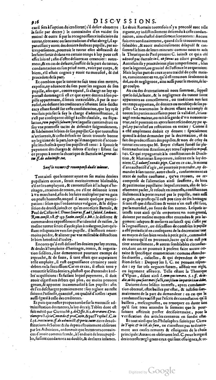 1629 - Veuve Nicolas Buon - Trésor du droit français (21754 T. 1) - BM Lyon