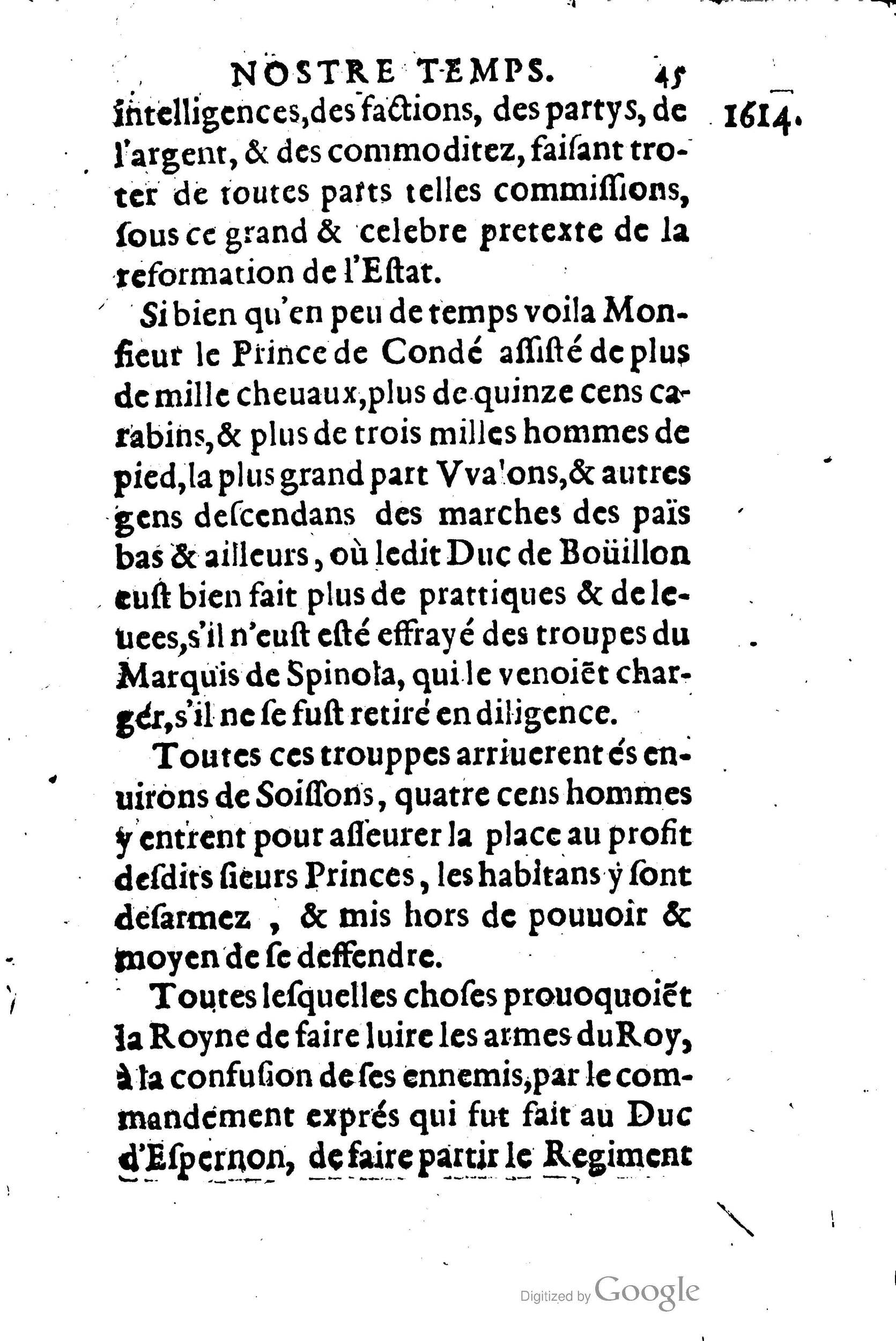 1623 - Joseph Bouillerot - Trésor de l’histoire générale de notre temps - BM Lyon