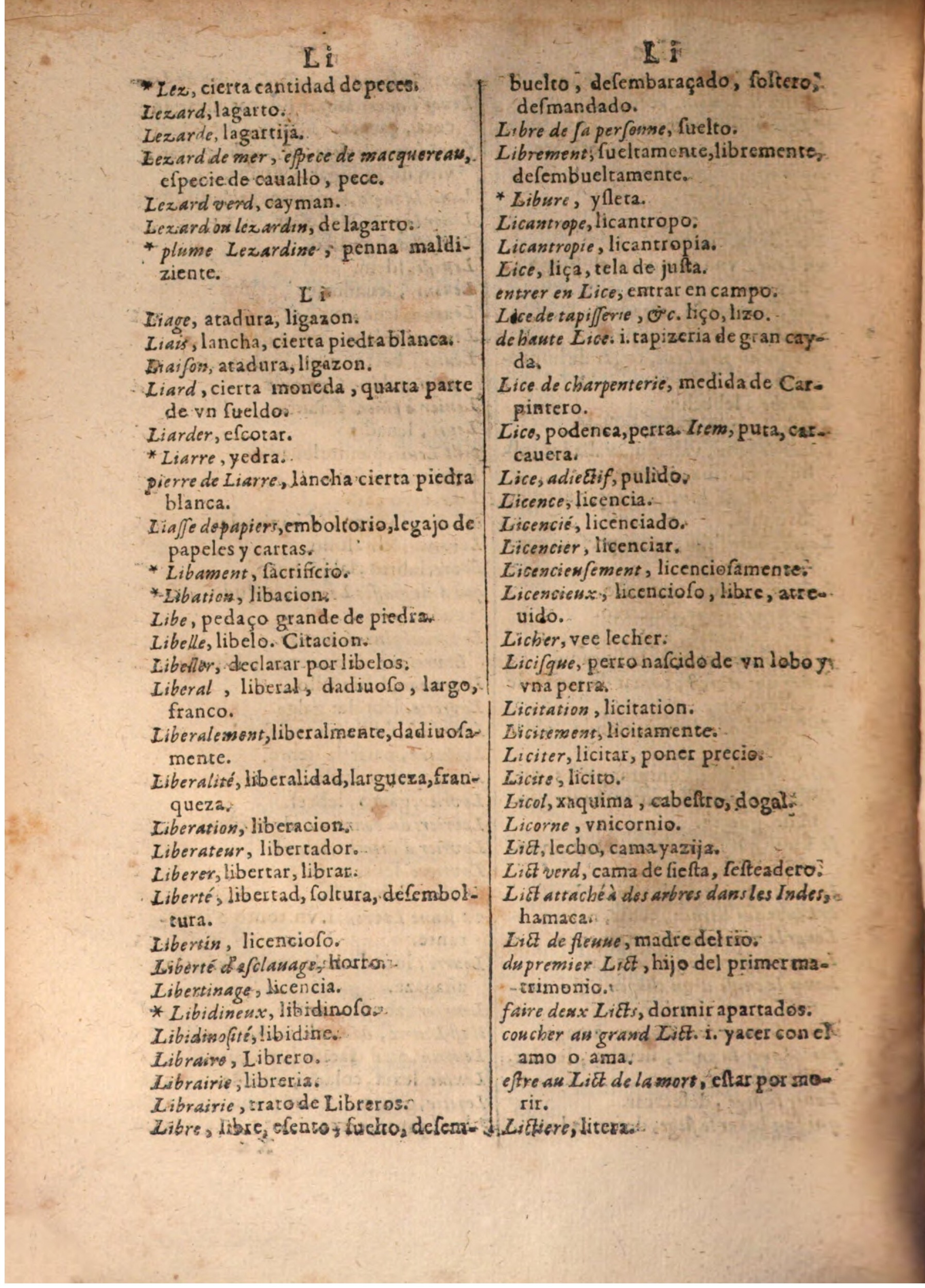 1645 - A. de Sommaville et A. Courbé - Trésor des deux langues espagnole et française (Seconde partie) - BSB Munich