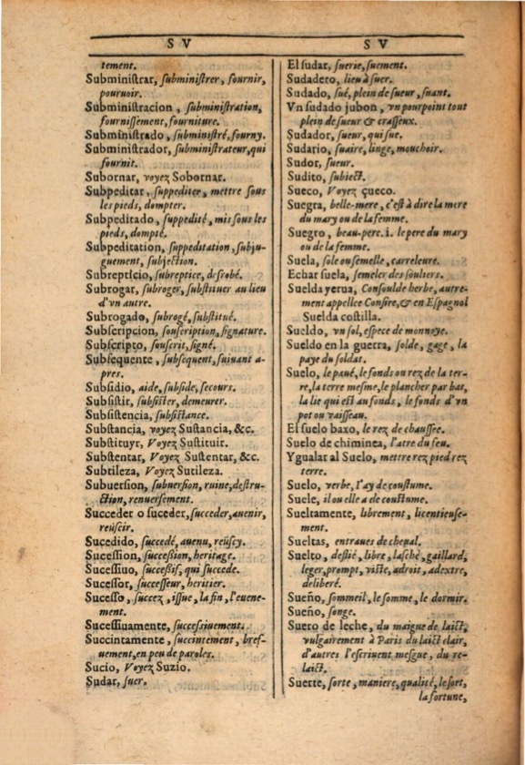 1607 - Marc Orry - Trésor des deux langues espagnole et française (Première et Seconde parties) - ÖNB Wien