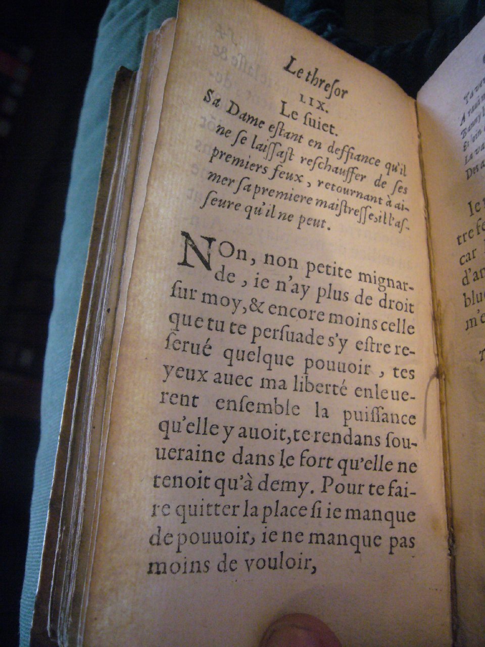 1597 - Matthieu Guillemot - Trésor d’amour - BnF Arsenal