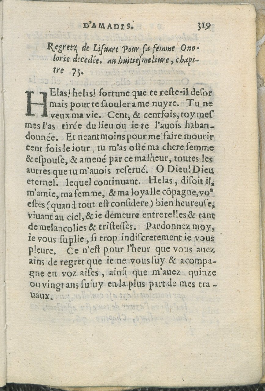 1559 - Pierre Regnard - Trésor des Amadis - Det KLG Copenhague