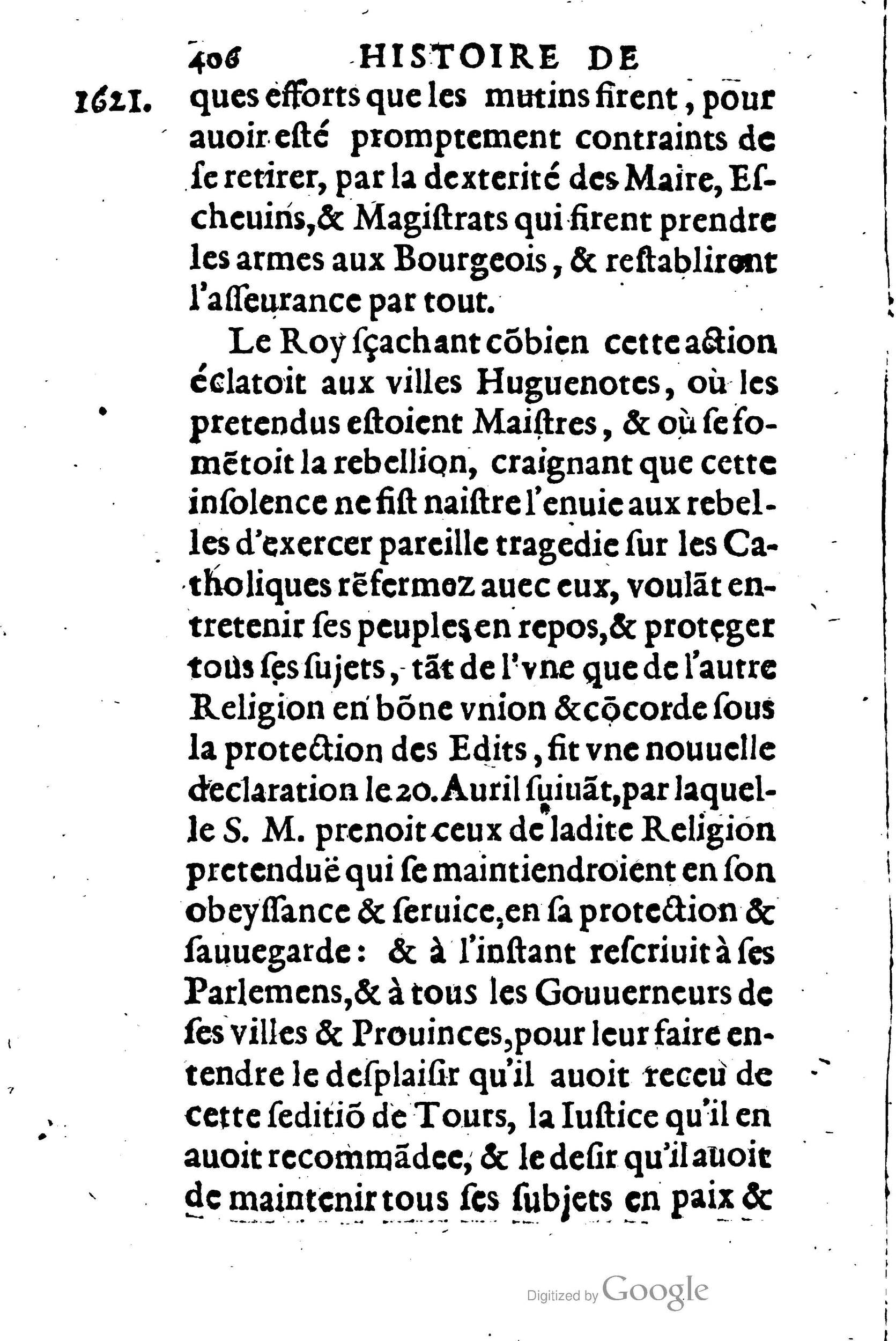 1623 - Joseph Bouillerot - Trésor de l’histoire générale de notre temps - BM Lyon