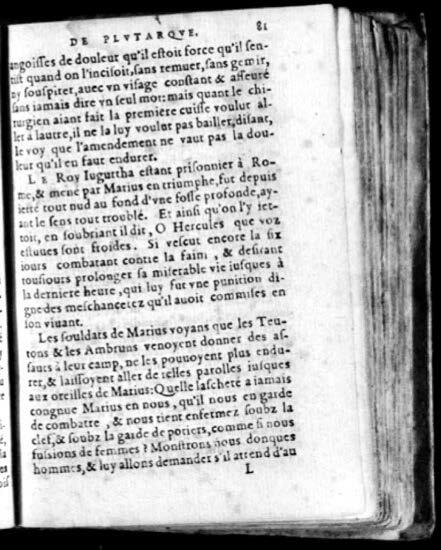 1574 - Benoît Rigaud - Trésor des vies de Plutarque - Avignon 1574 - Benoît Rigaud - Trésor des vies de Plutarque - Avignon