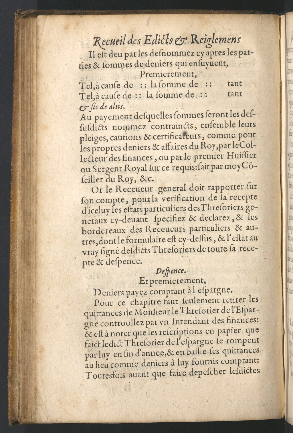 1599 - Claude de Monstr’oeil et Jean Richer - Trésor des instructions des finances - BnF 1599 - Claude de Monstr’oeil et Jean Richer - Trésor des instructions des finances - BnF
