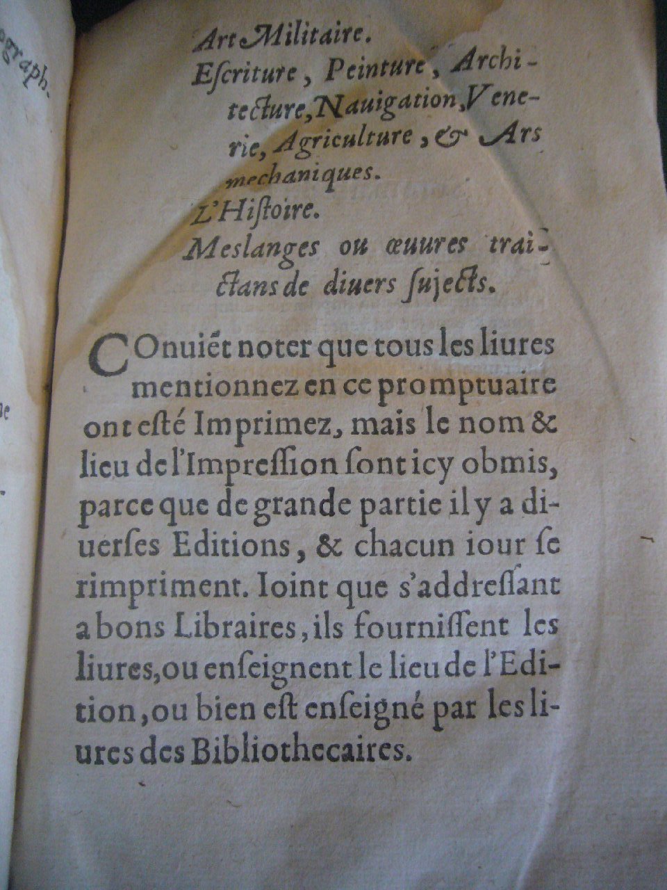 1602 - François Jacquin - Trésor des bons esprits français - BnF Arsenal