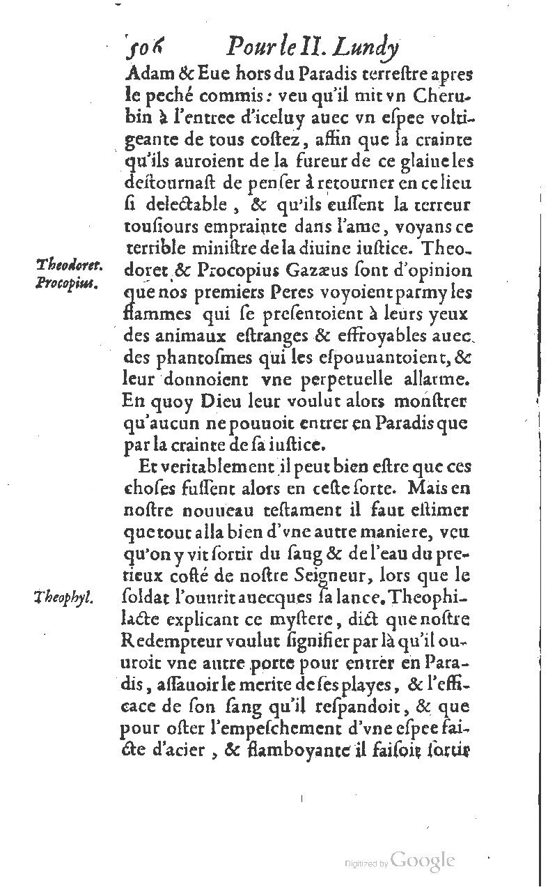 1607 - Nicolas Du Fossé - Trésor quadragésimal - T 01 - BM Lyon