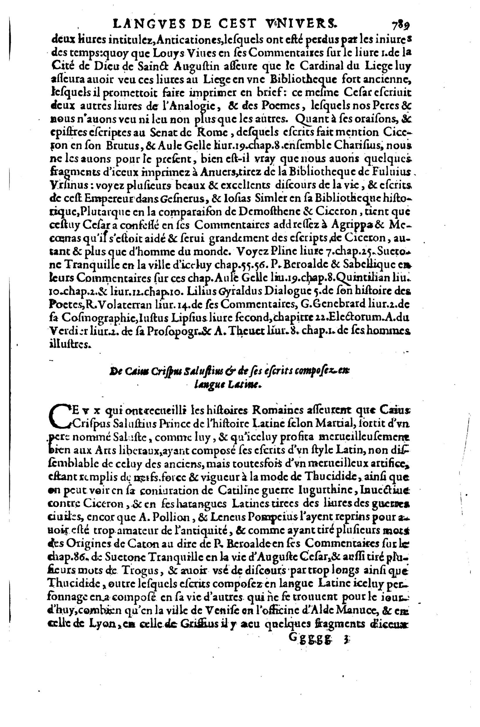 1608 - Nicolas Du Fossé - Trésor politique - BnF Tolbiac