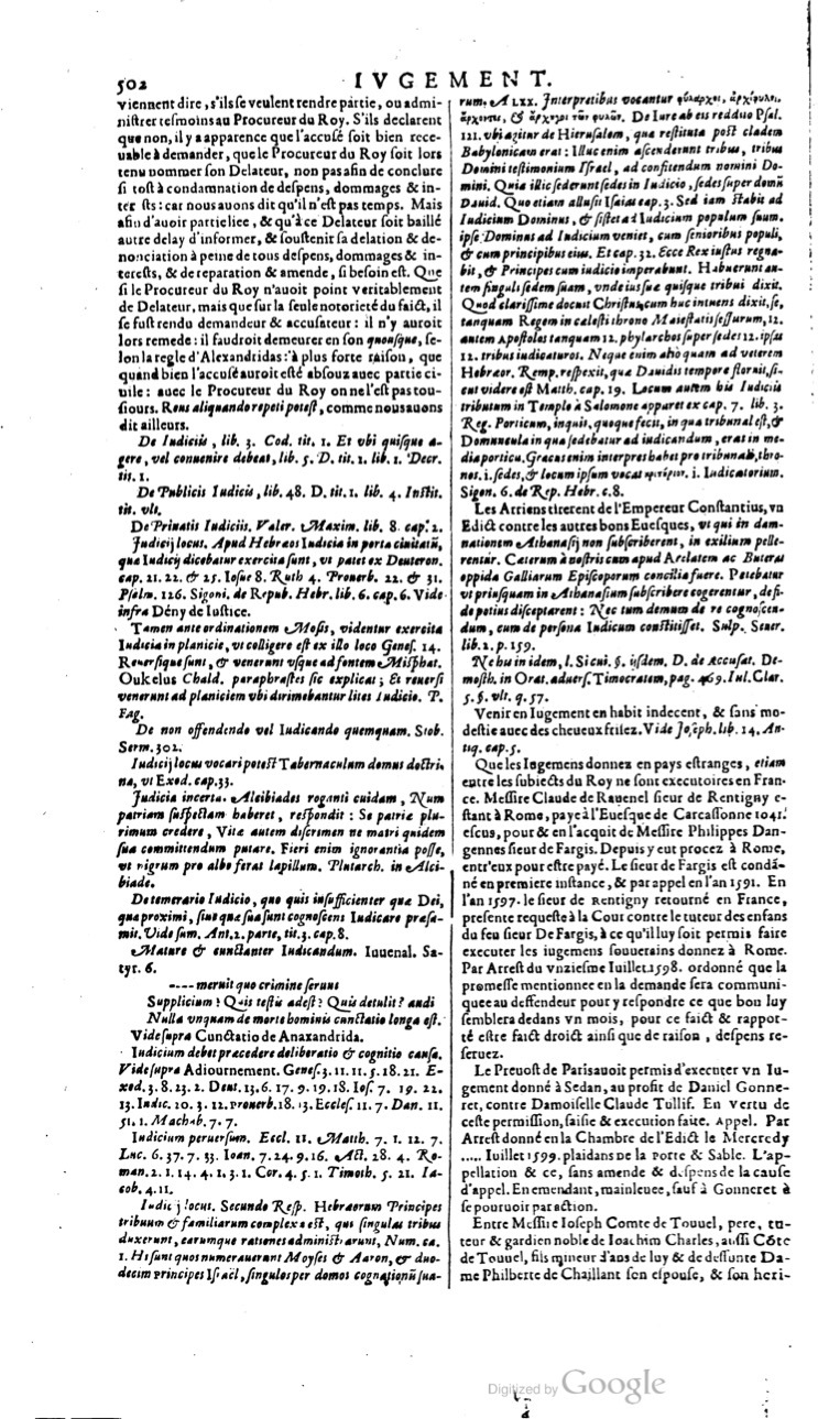1629 - Veuve Nicolas Buon - Trésor du droit français (21754 T. 2) - BM Lyon
