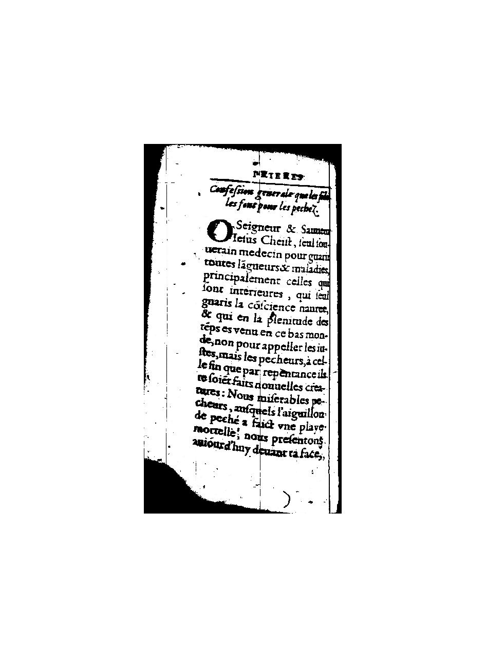 1596 - Guillaume Auvray - Trésor des prières, oraisons et instructions chrétiennes - BnF
