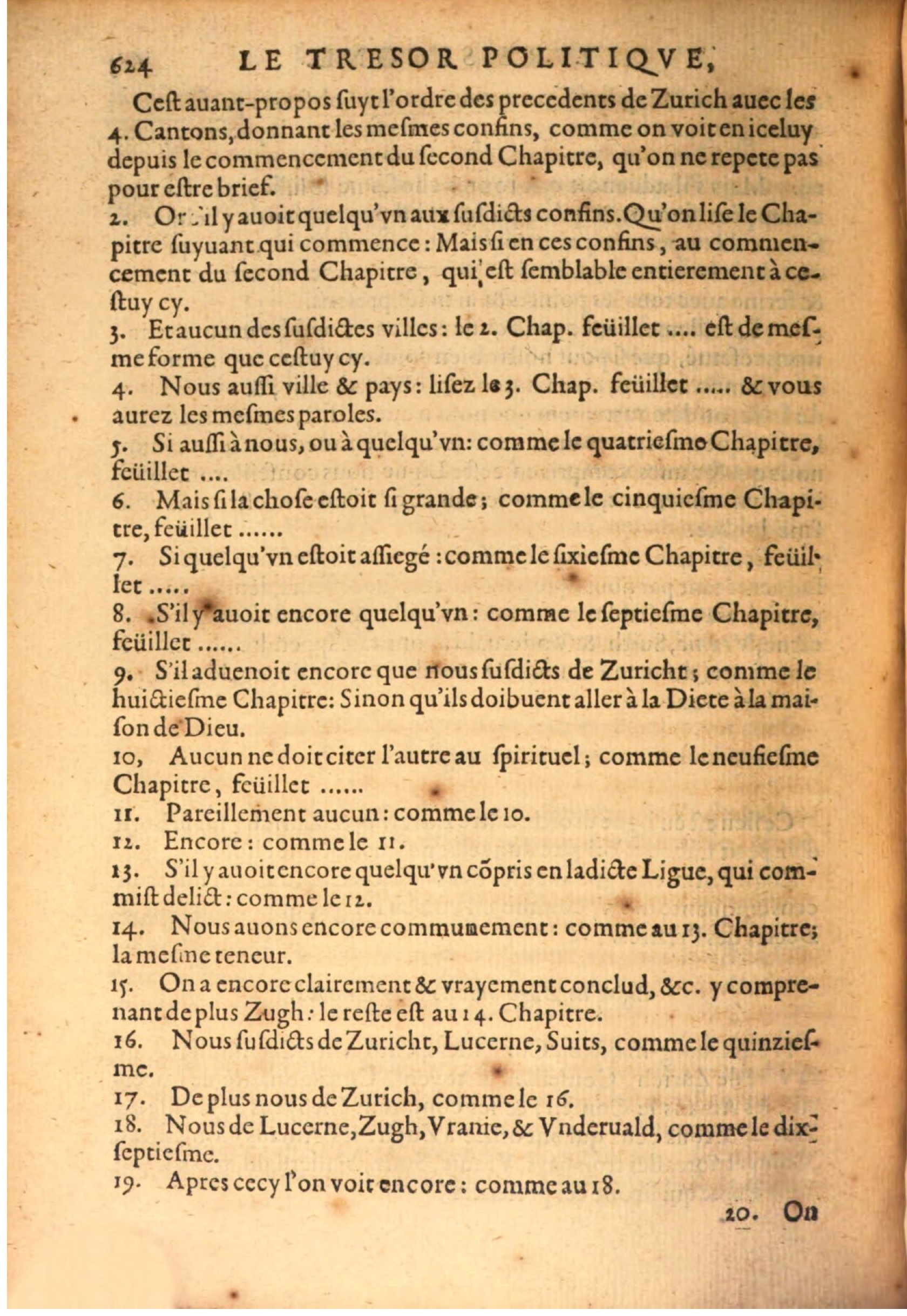 1608 - Pierre Chevalier - Trésor politique - BSB Munich