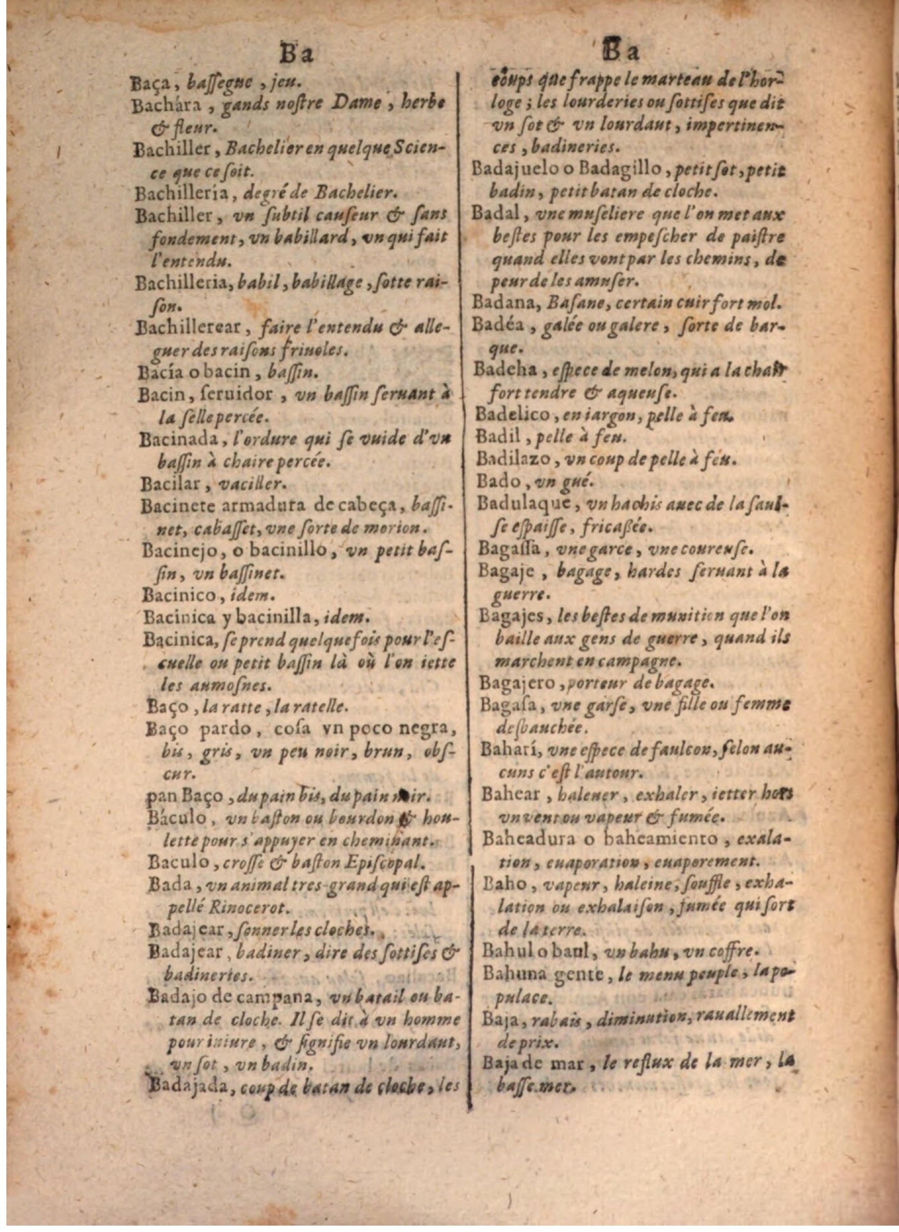 1645 - A. de Sommaville et A. Courbé - Trésor des deux langues espagnole et française - BSB Munich 1645 - A. de Sommaville et A. Courbé - Trésor des deux langues espagnole et française - BSB Munich