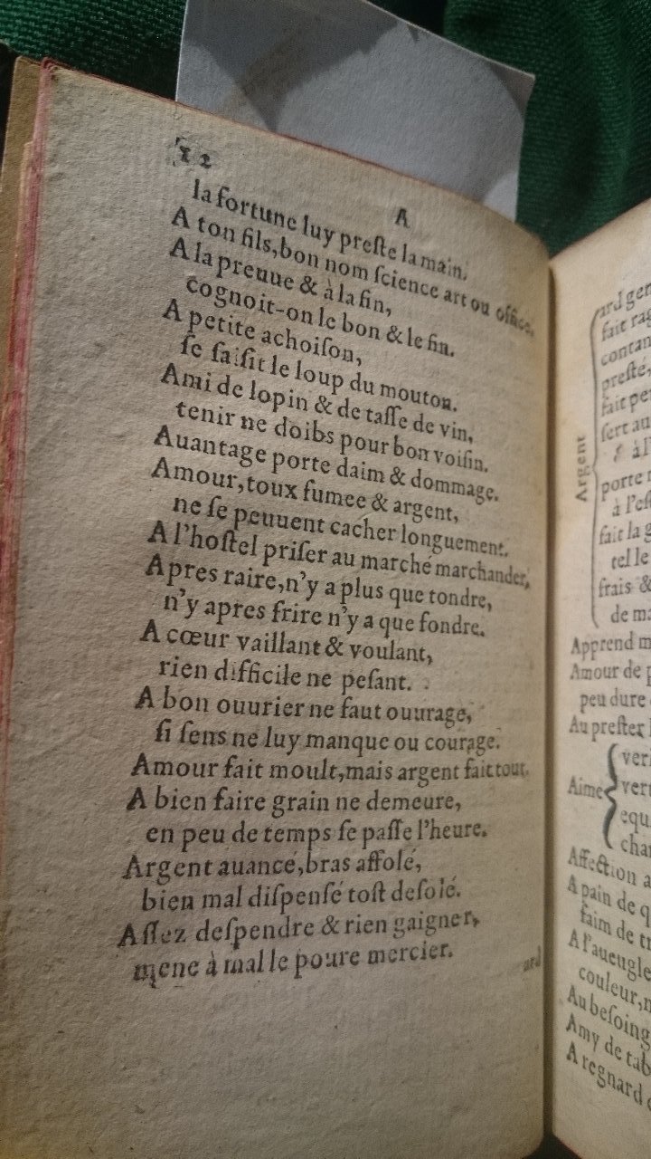 1579 - Nicolas Lescuyer - Trésor des sentences dorées - BnF