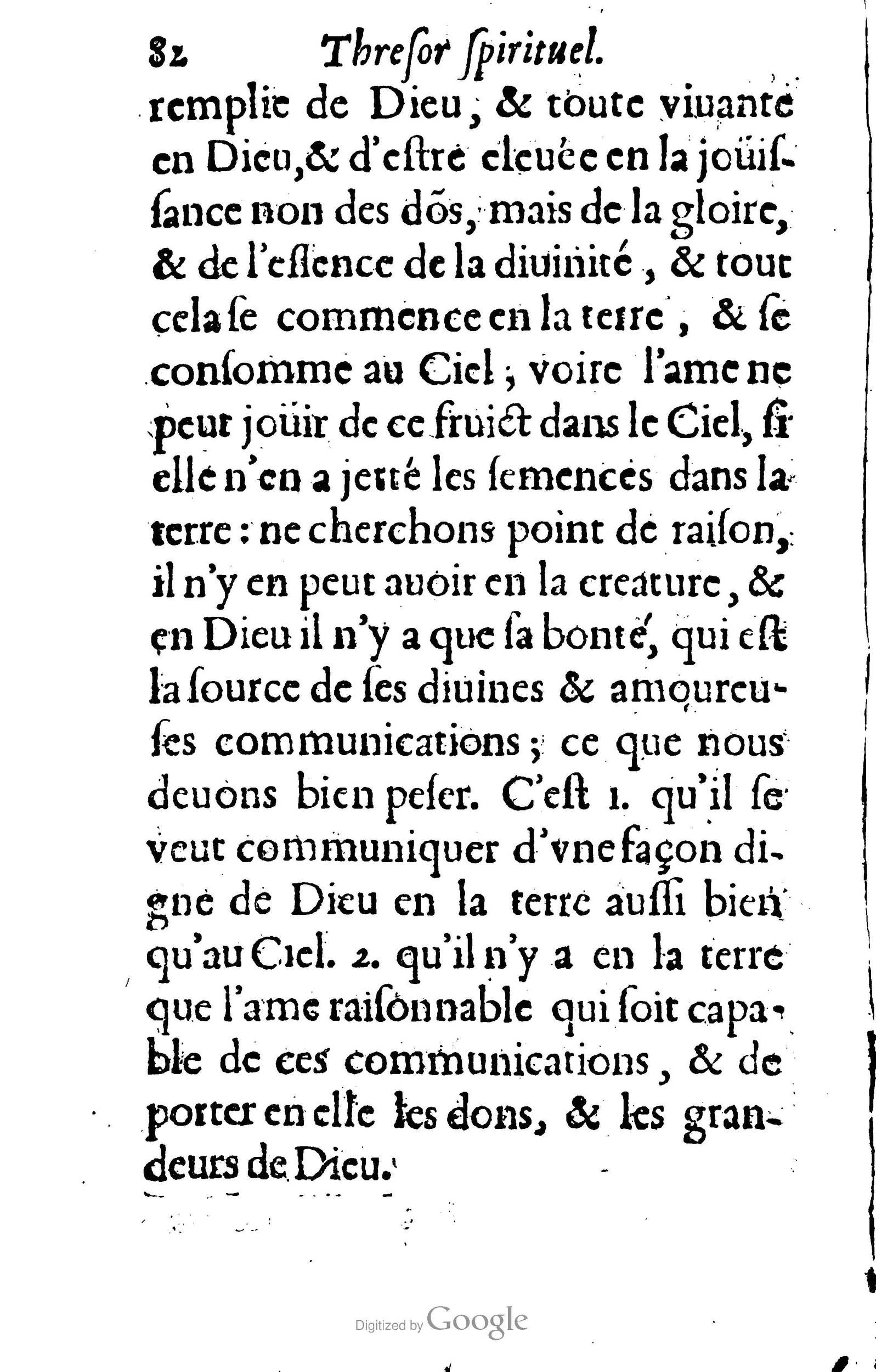 1633 - François Waudré - Trésor spirituel contenant les excellences du christianisme - BM Lyon
