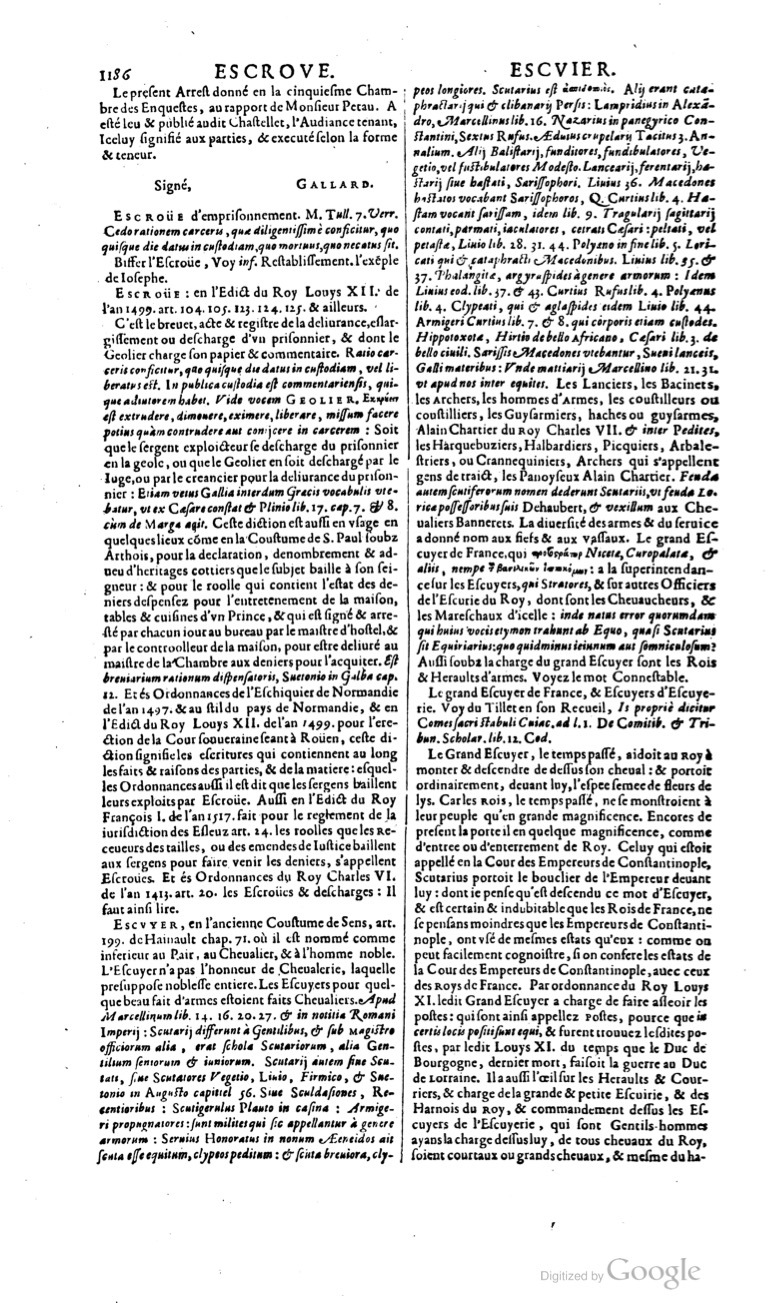 1629 - Veuve Nicolas Buon - Trésor du droit français (21754 T. 1) - BM Lyon