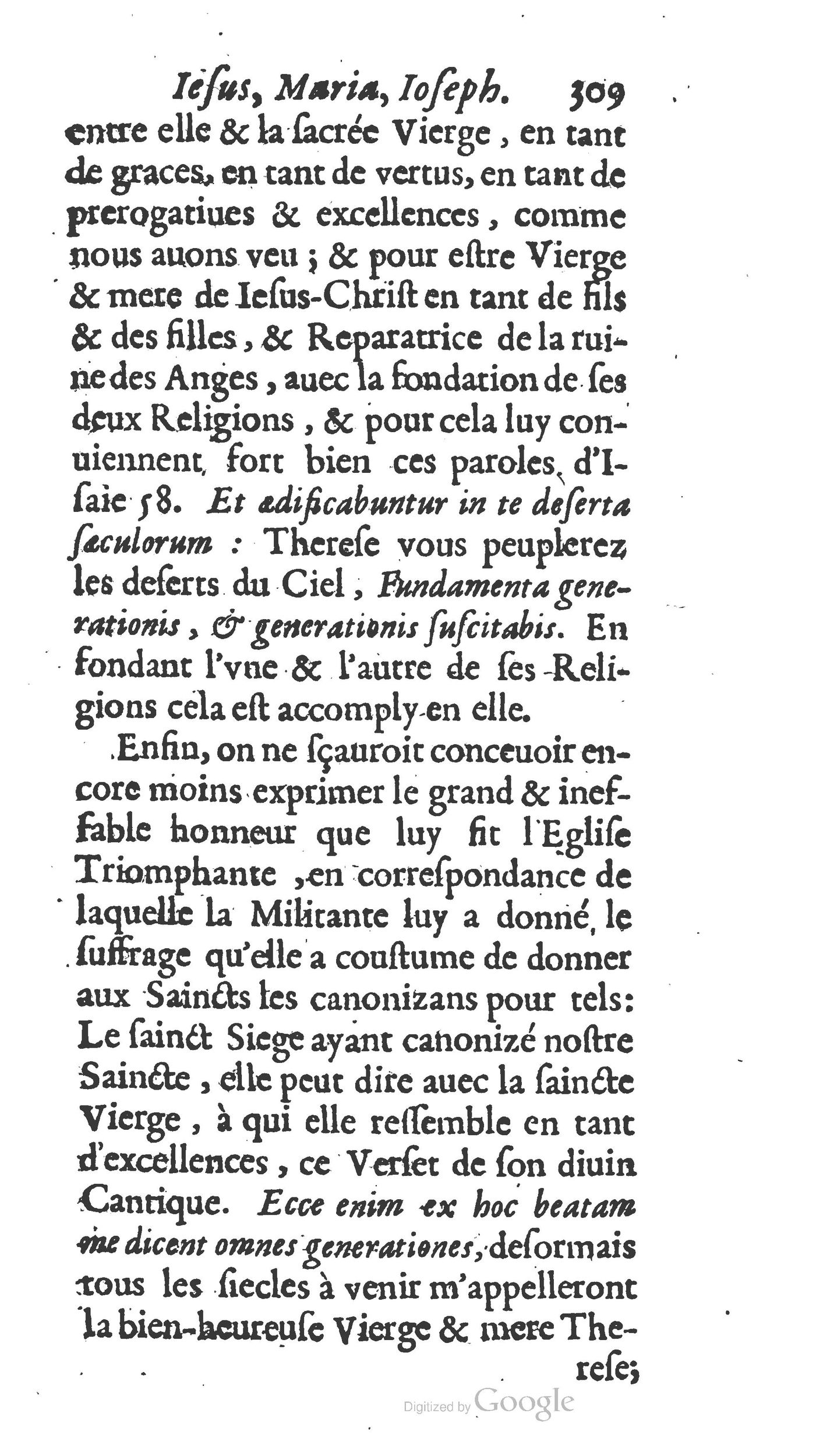 1654 - Antoine Jullieron - Trésor inestimable de Saint-Joseph - BM Lyon