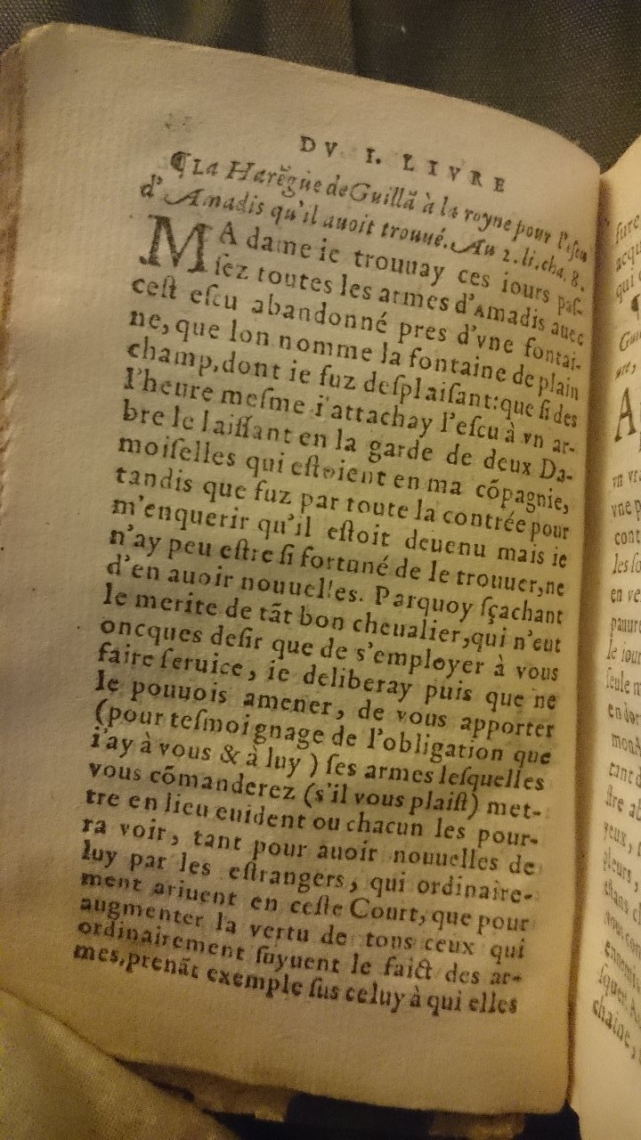 1563 - Jacques Kerver et Jean Ruelle - Trésor des Amadis - British Library