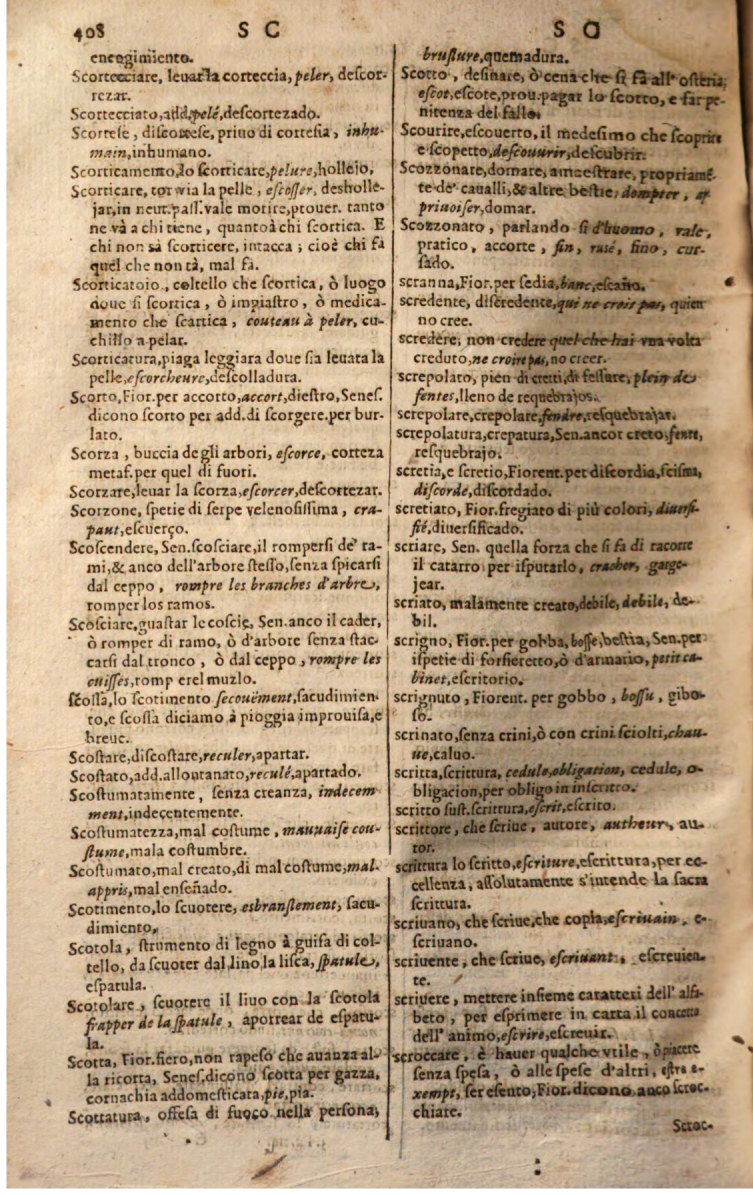1644 - Jacques Crespin - Trésor des trois langues - Passau 1644 - Jacques Crespin - Trésor des trois langues - Passau