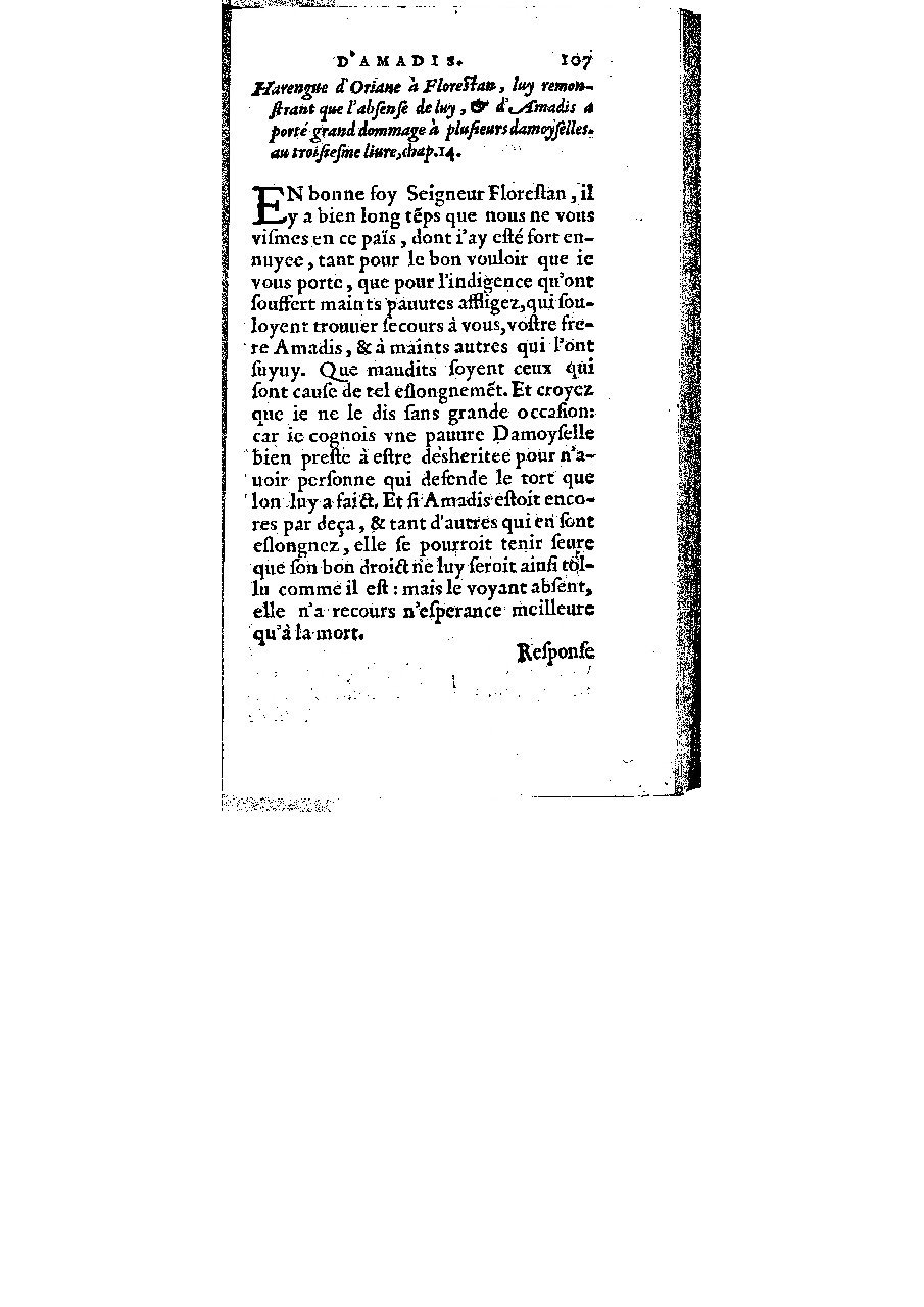 1572 - Veuve Gabriel Cotier - Trésor des Amadis - BM Lyon