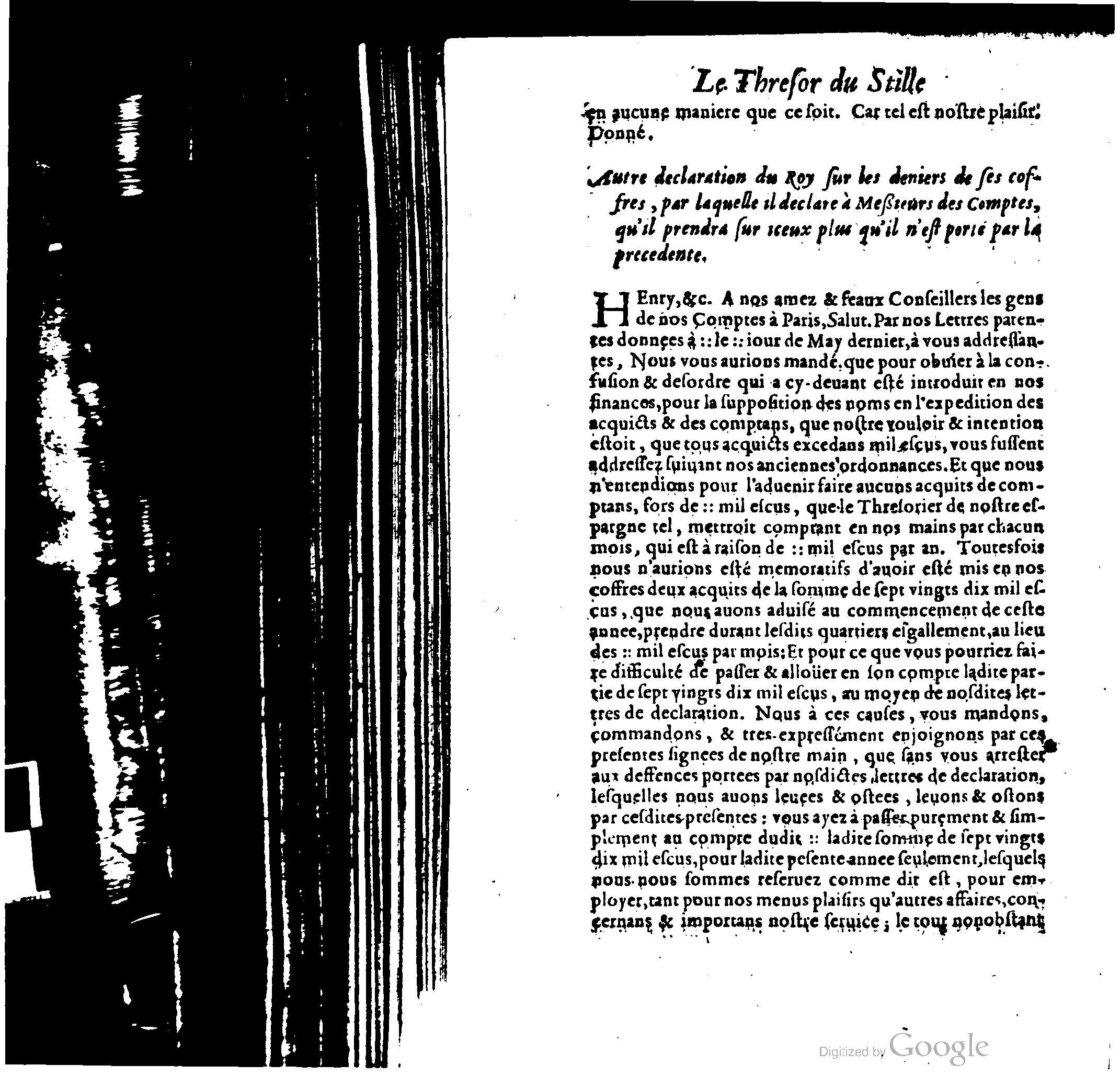 1614 - Jean Richer - Trésor du nouveau style et protocole de la chancellerie de France - BSB Munich