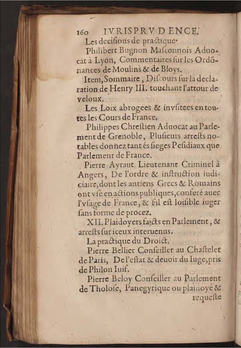 1602 - François Jacquin - Trésor des bons esprits français - BnF Arsenal