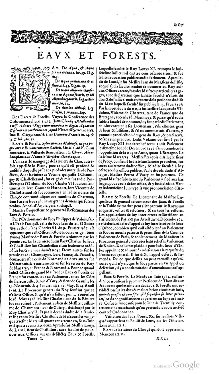 1629 - Veuve Nicolas Buon - Trésor du droit français (21754 T. 1) - BM Lyon