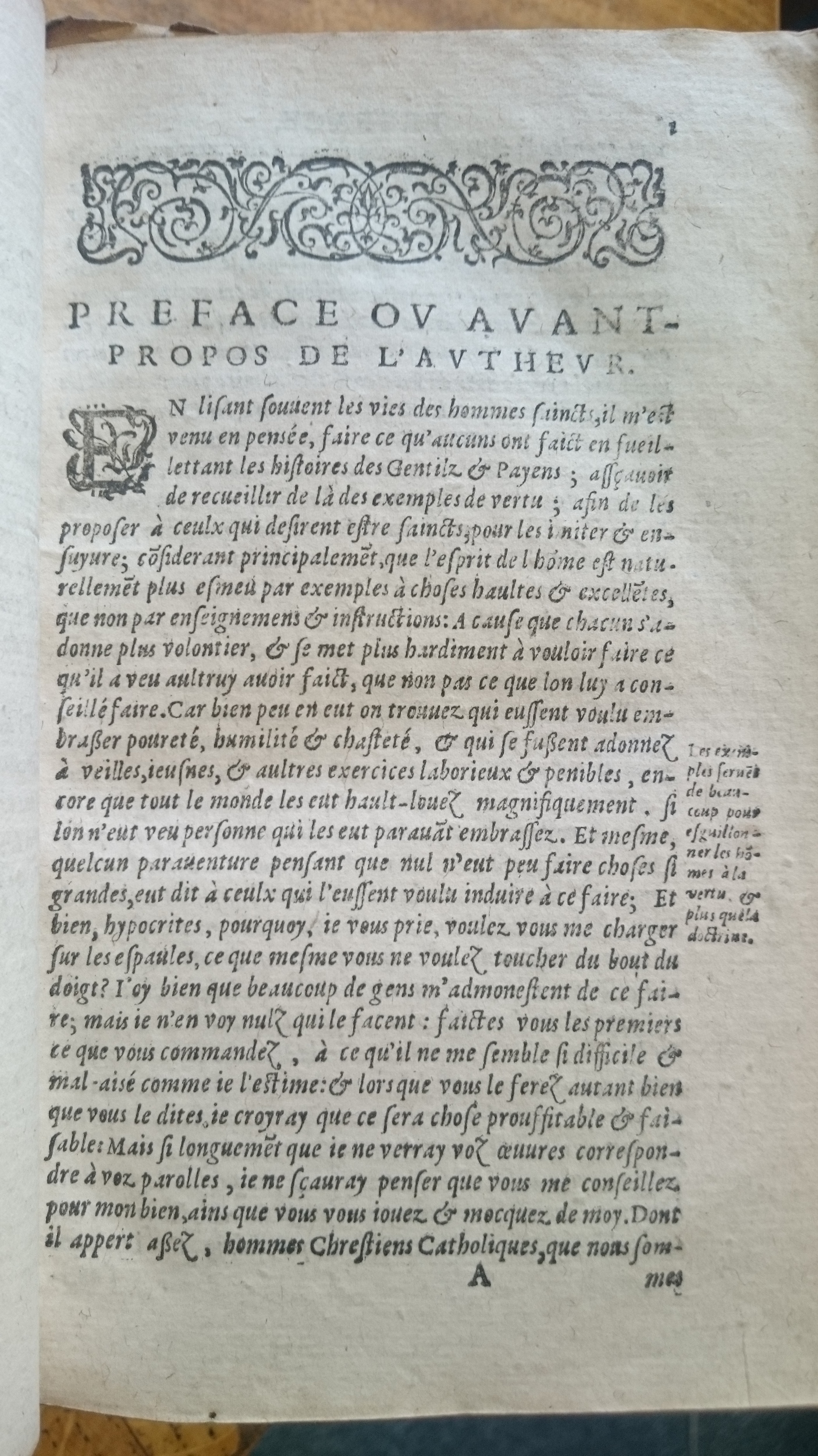 1599 - Balthazar Bellère - Trésor des faits et dits mémorables des hommes saints et illustres - Douai Quincy