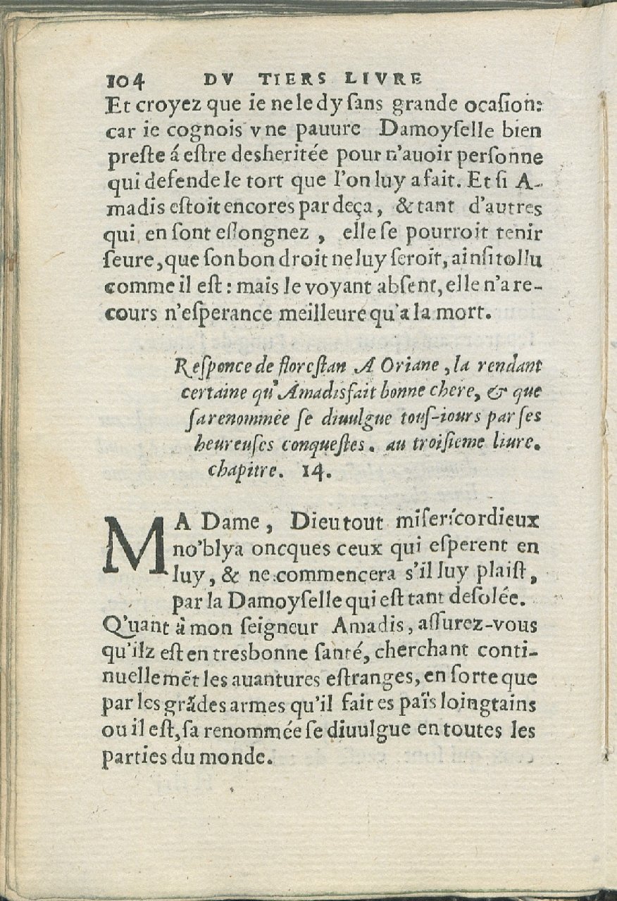 1559 - Pierre Regnard - Trésor des Amadis - Det KLG Copenhague