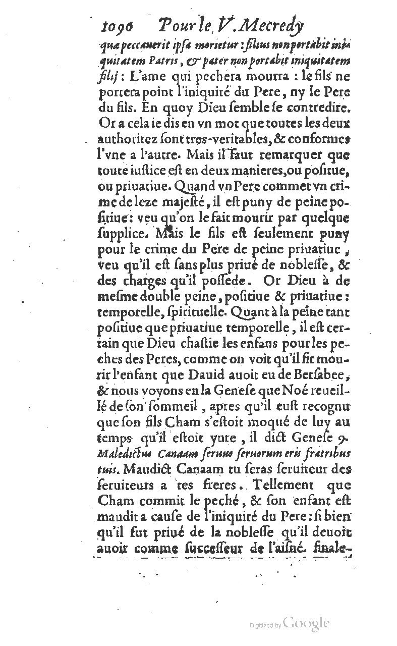 1607 - Nicolas Du Fossé - Trésor quadragésimal - T 01 - BM Lyon
