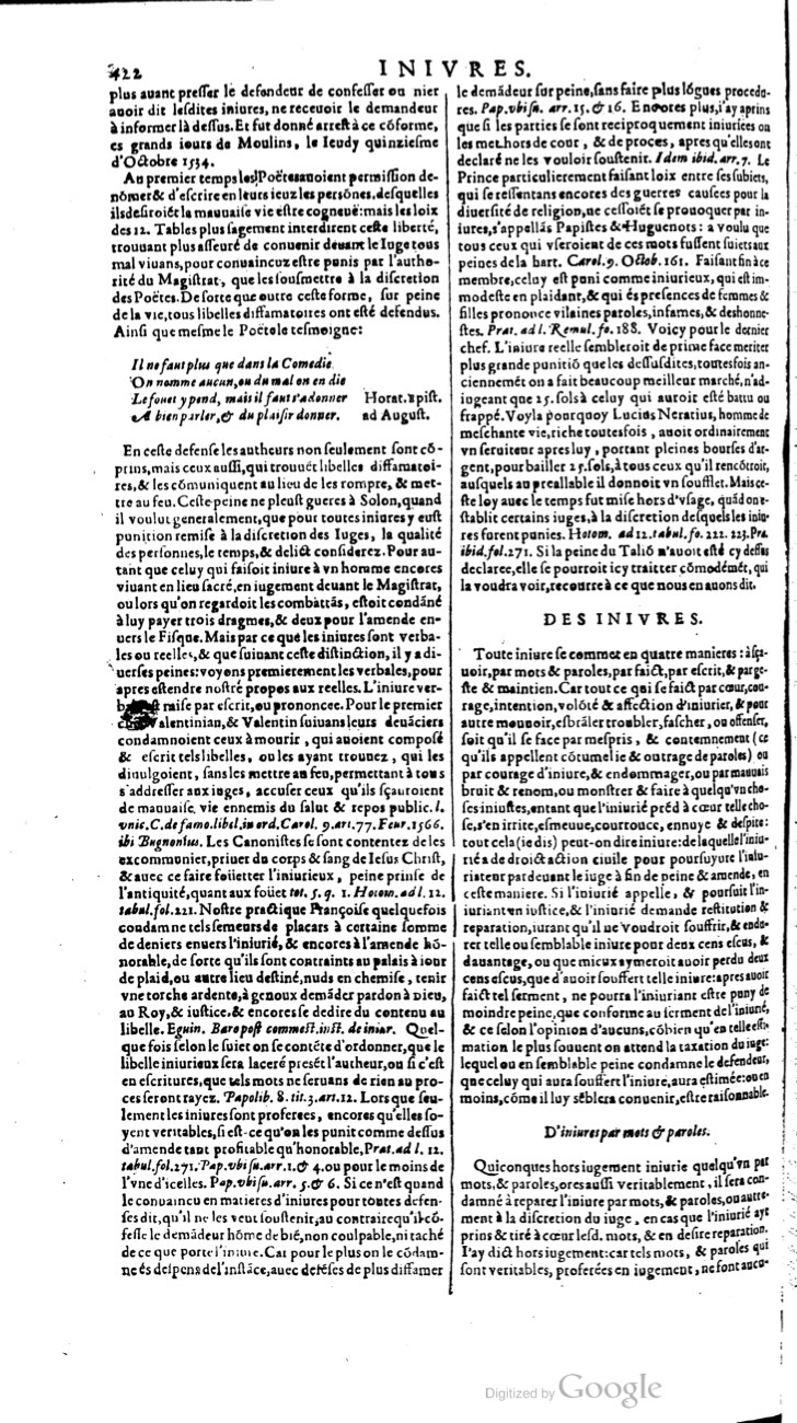 1629 - Veuve Nicolas Buon - Trésor du droit français (21754 T. 2) - BM Lyon