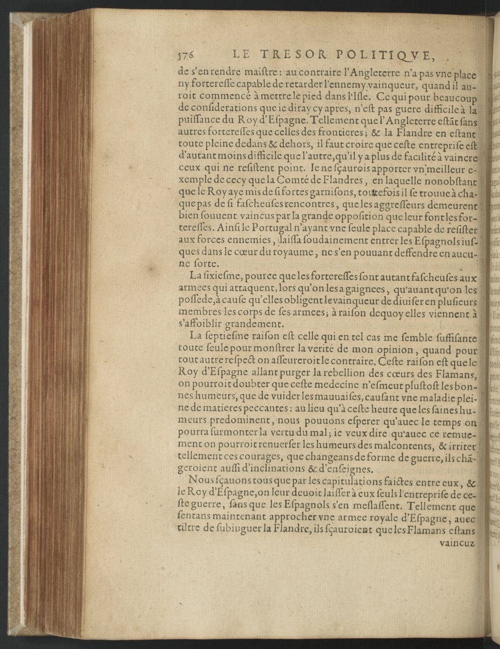 1608 - Nicolas Du Fossé - Trésor politique - BnF Tolbiac